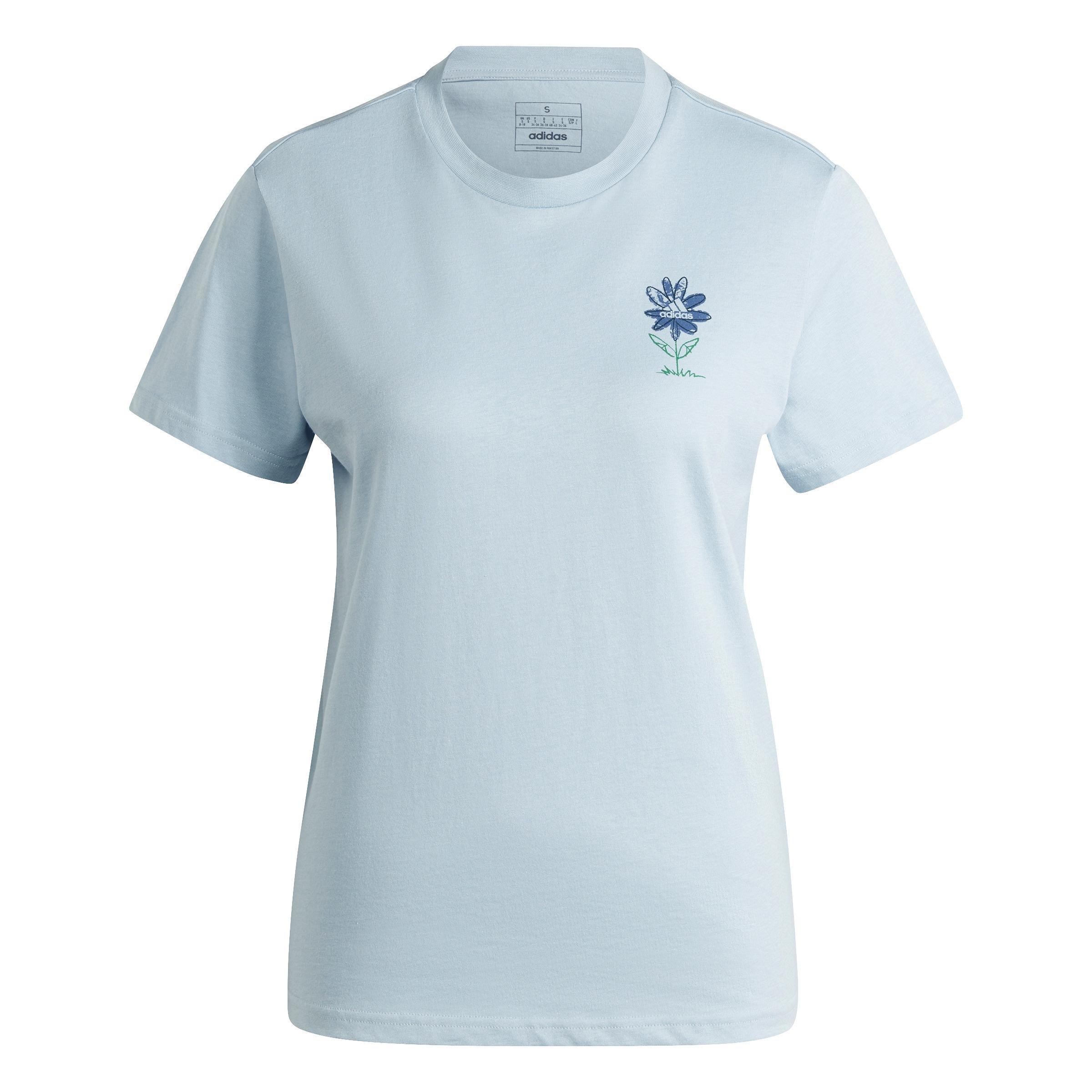 Change Through Sports Graphic T-Shirt, Blue, A901_ONE, large image number 0