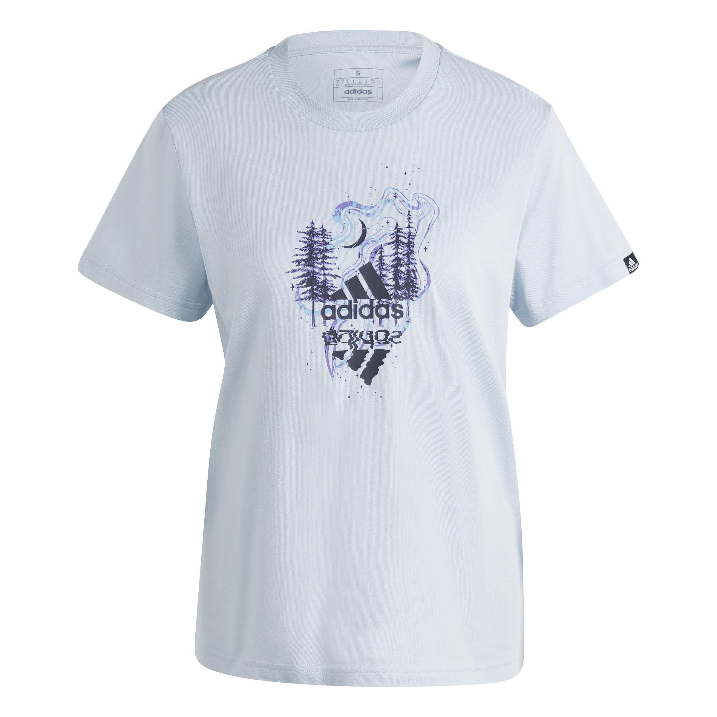 Mystic Nature Graphic T-Shirt, Blue, A901_ONE, large image number 0