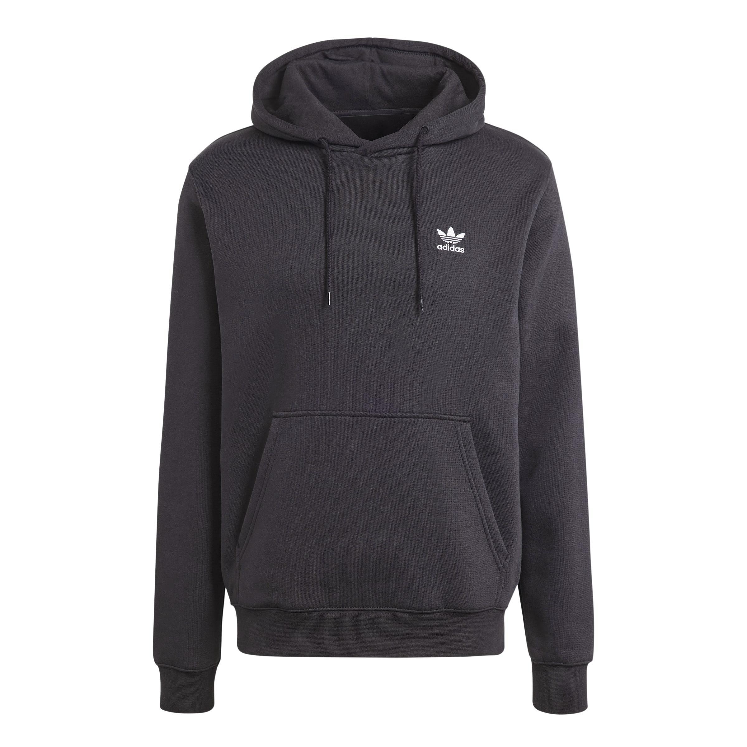 Trefoil Essentials Hoodie, Black, A901_ONE, large image number 1