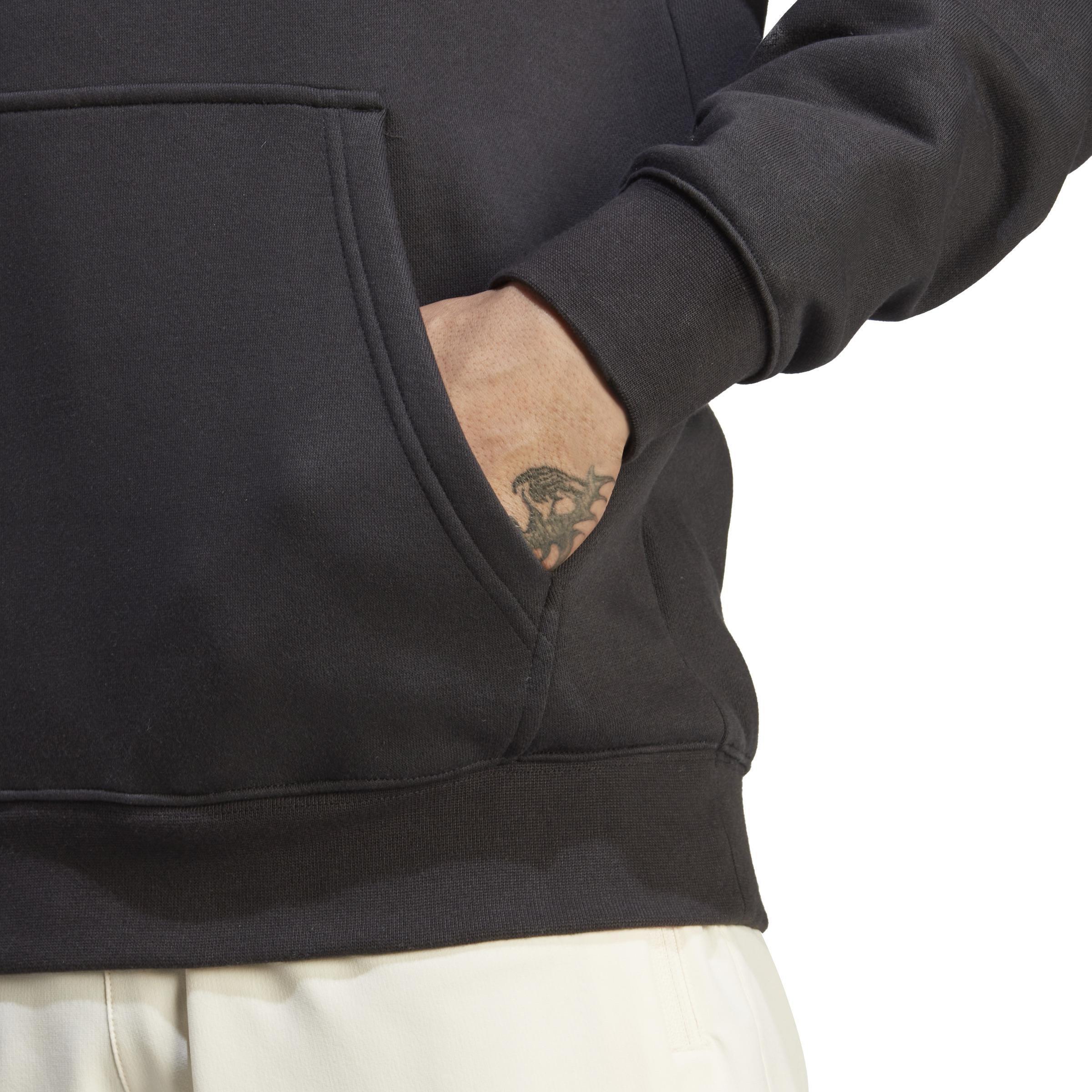 Trefoil Essentials Hoodie, Black, A901_ONE, large image number 4