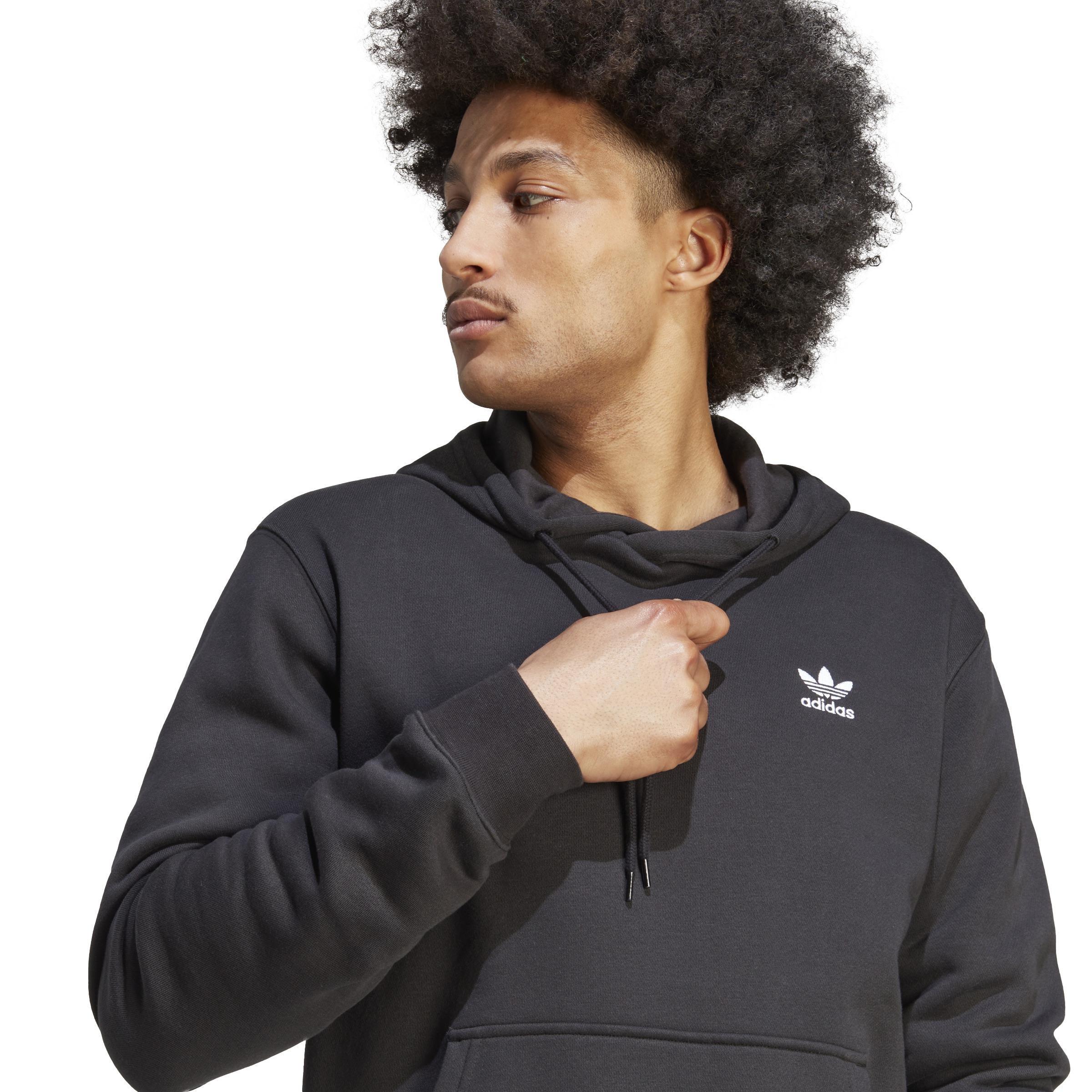 Trefoil Essentials Hoodie, Black, A901_ONE, large image number 5
