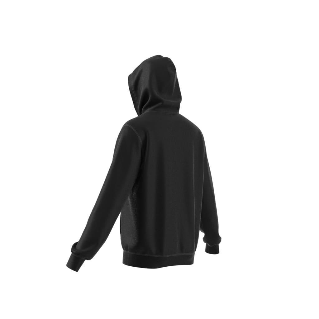 Trefoil Essentials Hoodie, Black, A901_ONE, large image number 8