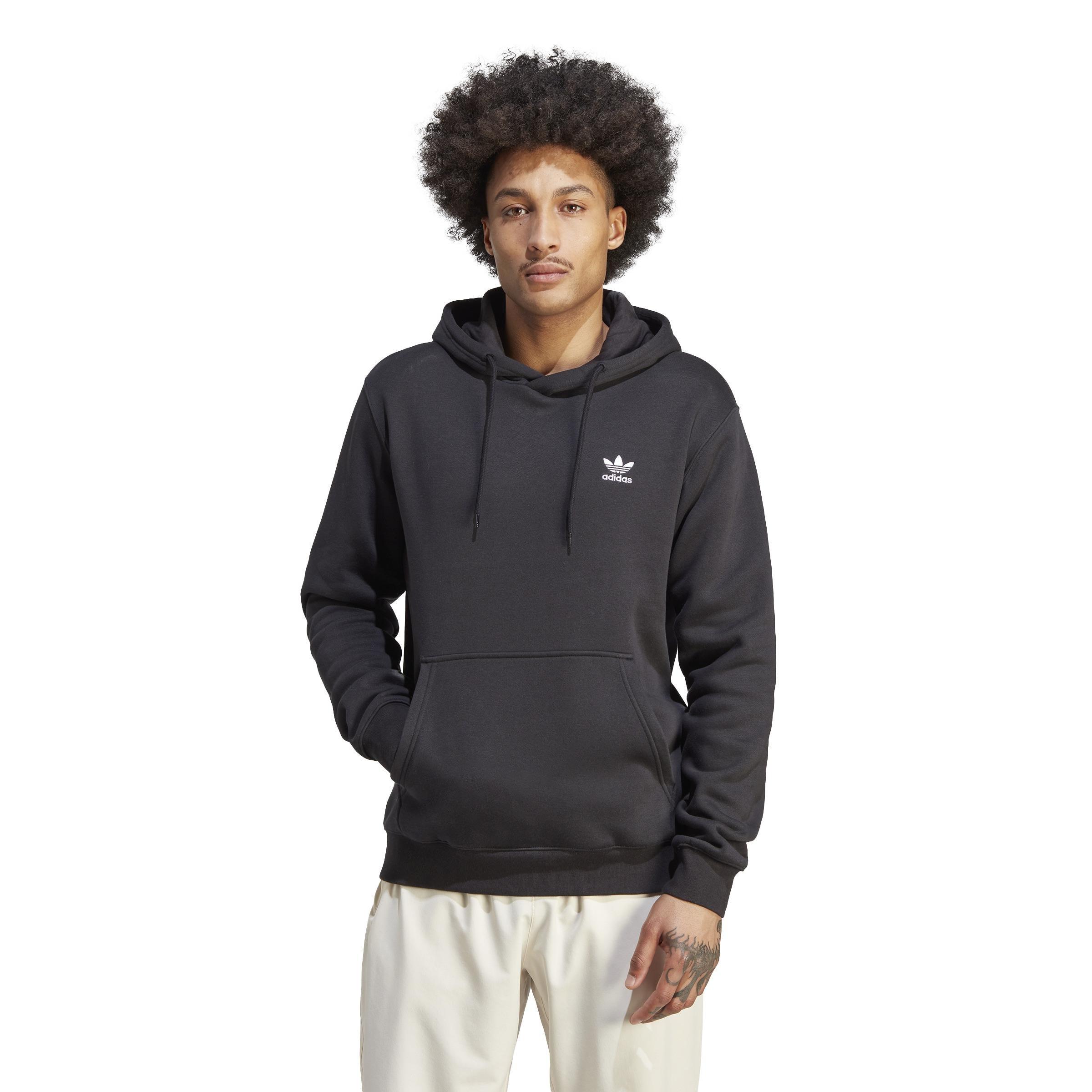 Trefoil Essentials Hoodie, Black, A901_ONE, large image number 12