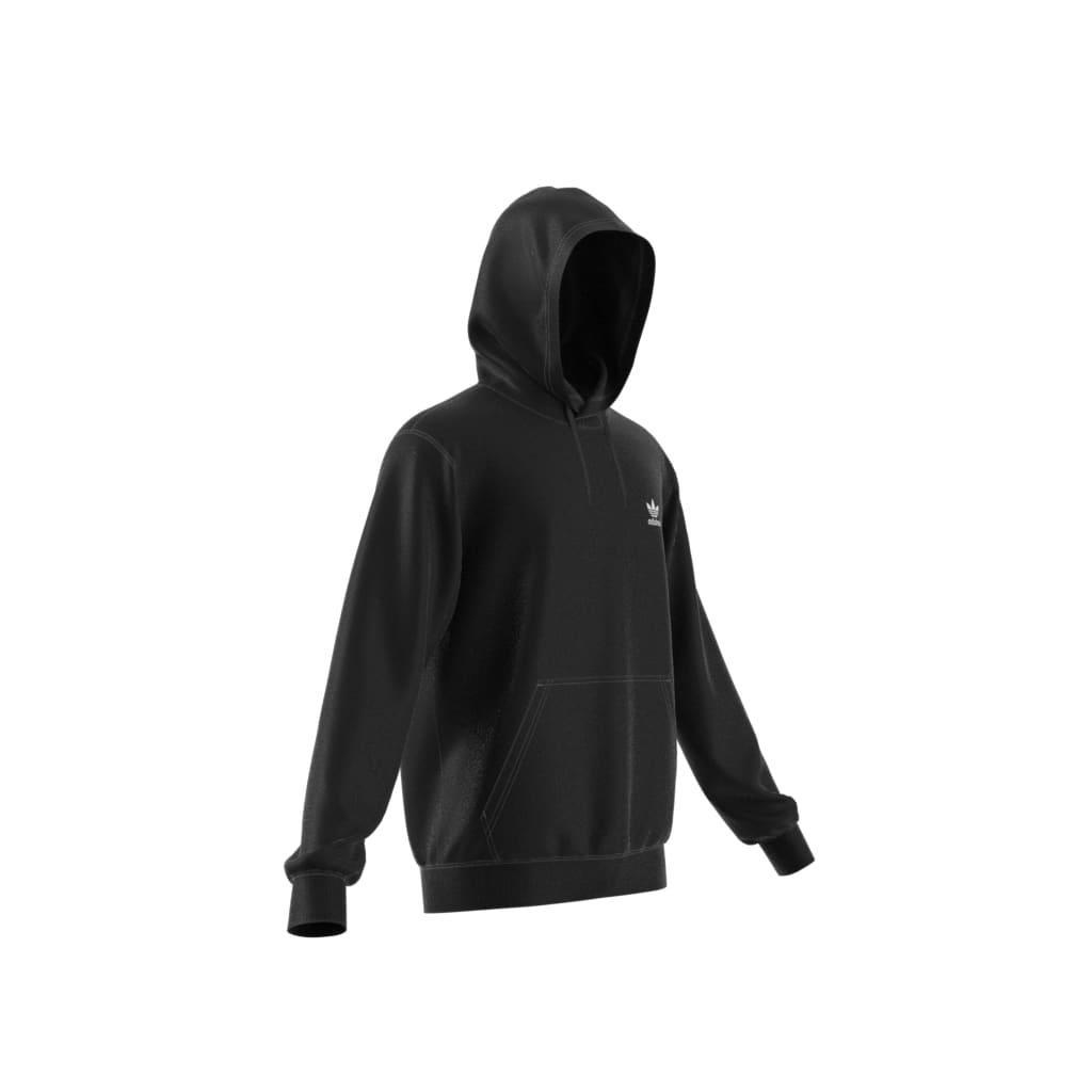 Trefoil Essentials Hoodie, Black, A901_ONE, large image number 13