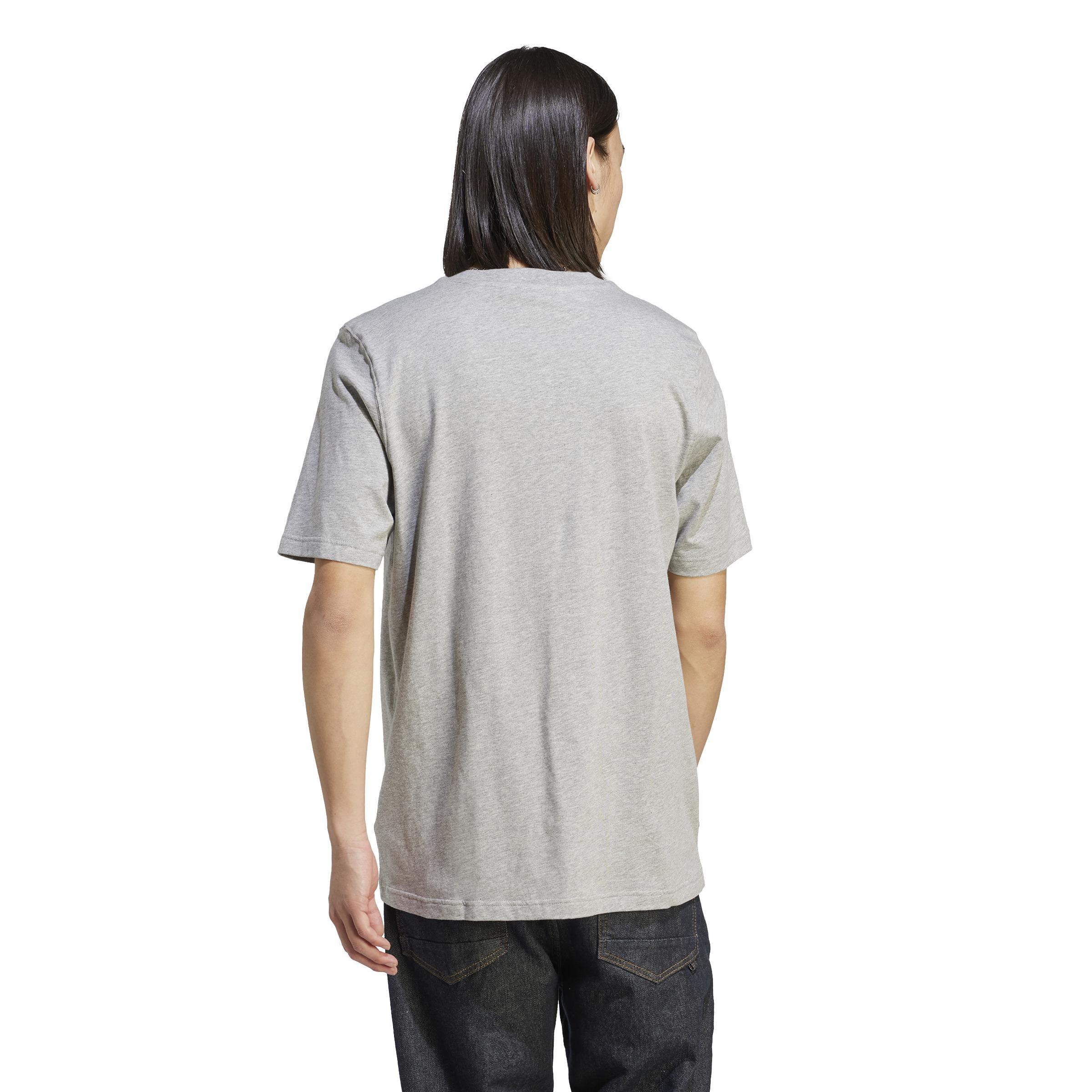 Trefoil Essentials T-Shirt, Grey, , large image number 3