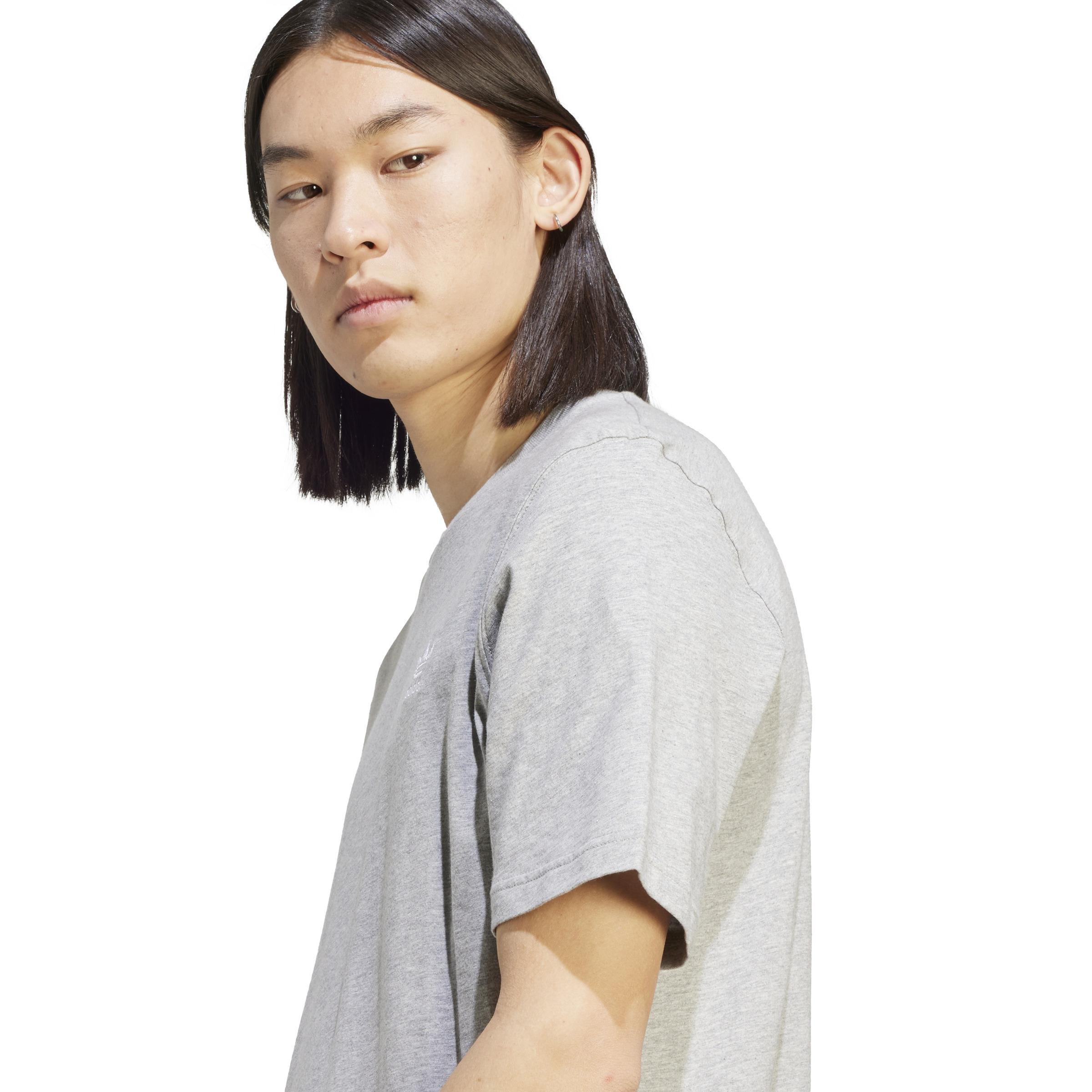 Trefoil Essentials T-Shirt, Grey, , large image number 4