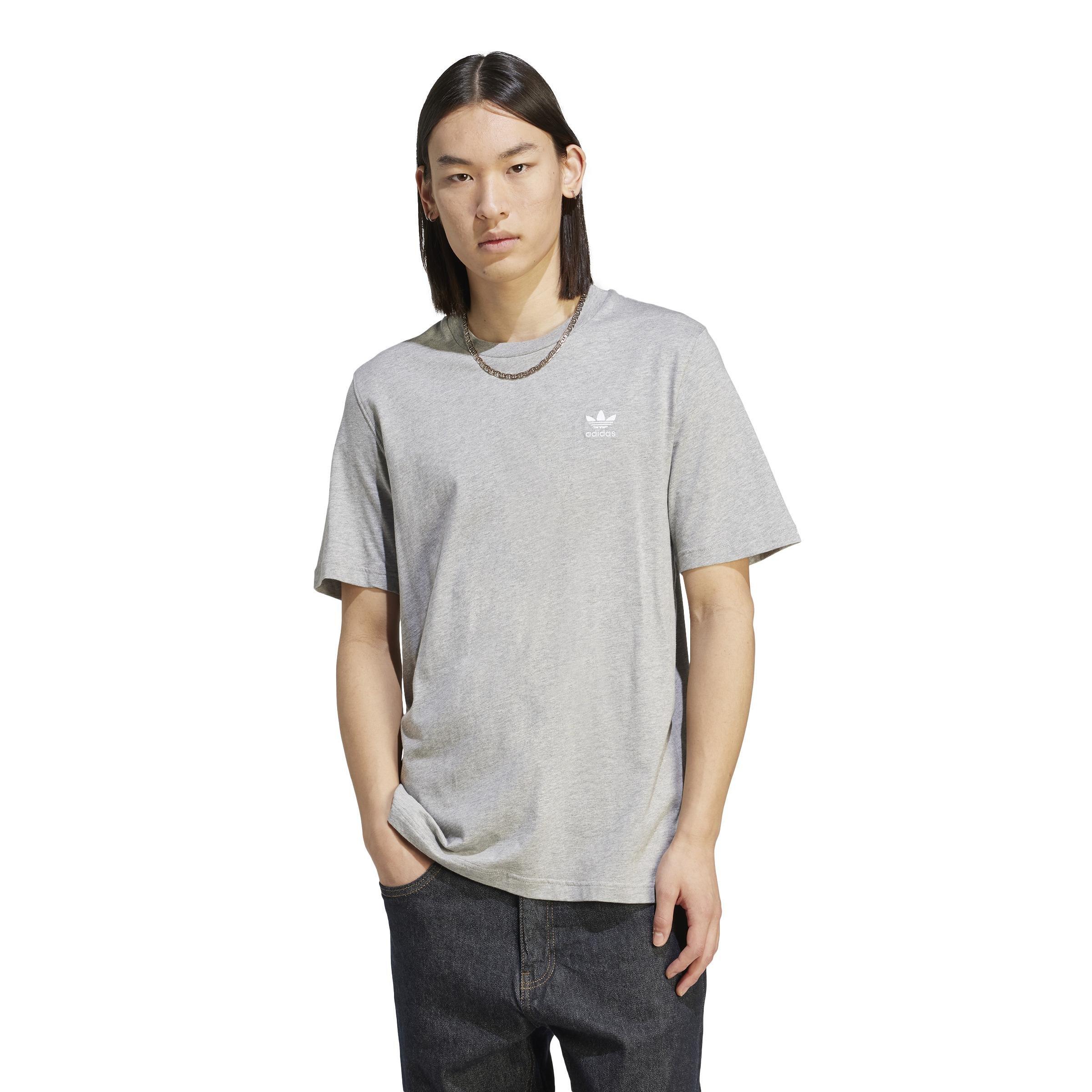 Trefoil Essentials T-Shirt, Grey, , large image number 7