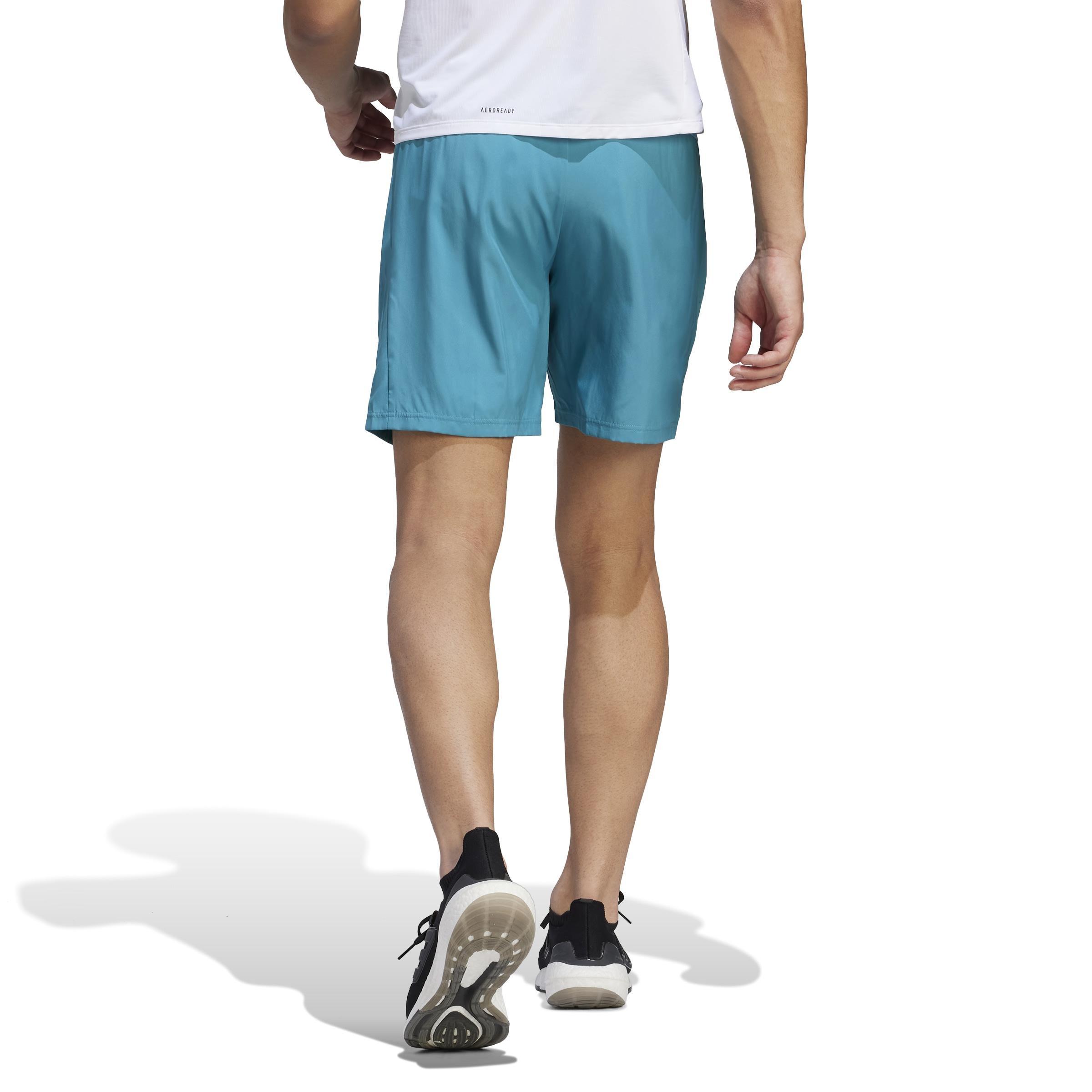 Train Essentials Woven Training Shorts, Turquoise, A901_ONE, large image number 2
