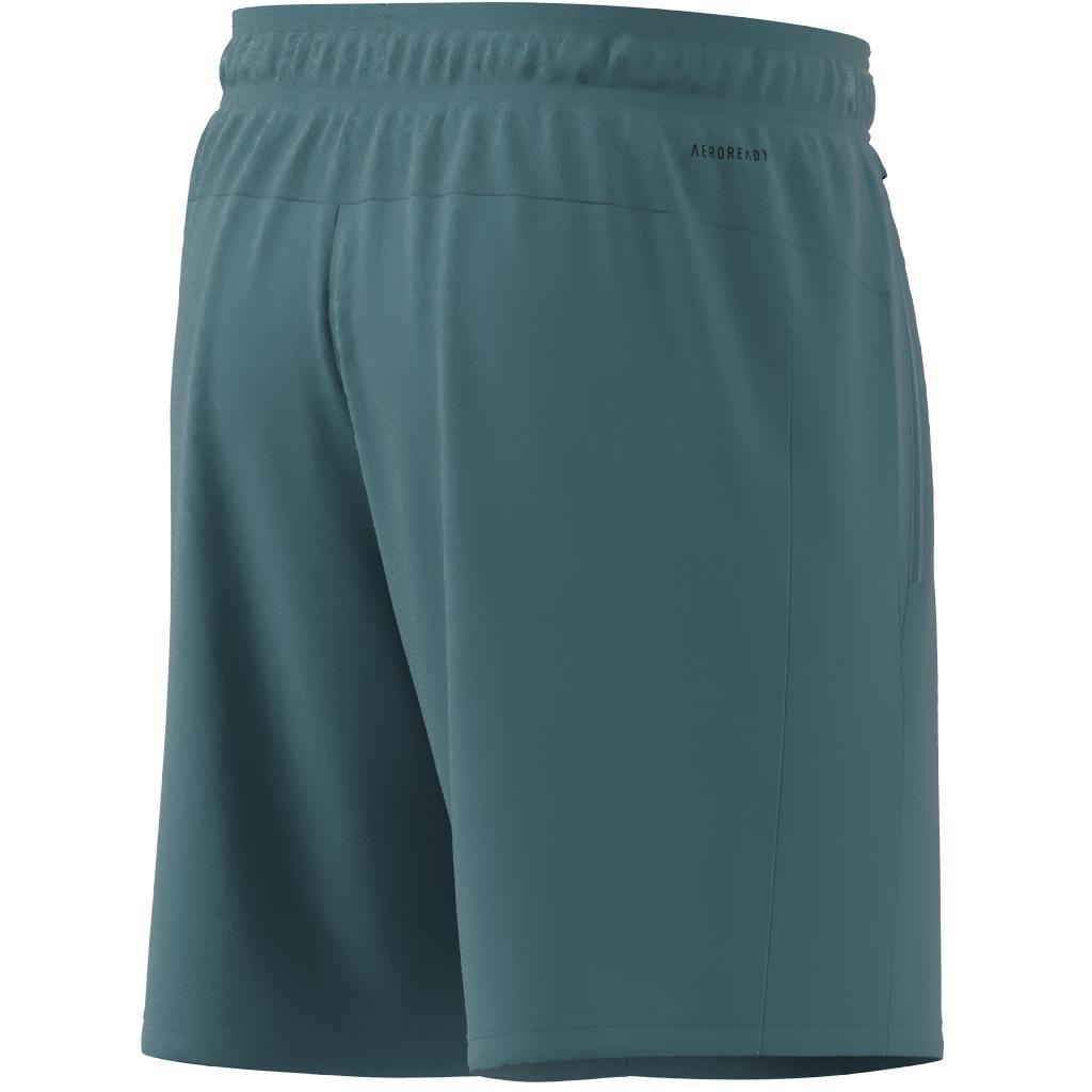 Train Essentials Woven Training Shorts, Turquoise, A901_ONE, large image number 7