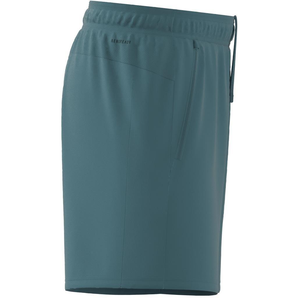 Train Essentials Woven Training Shorts, Turquoise, A901_ONE, large image number 8