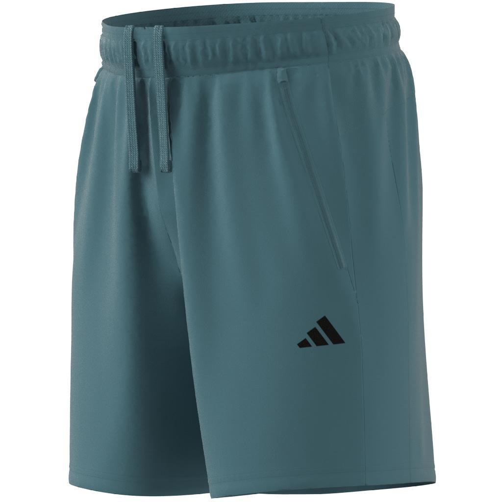 Train Essentials Woven Training Shorts, Turquoise, A901_ONE, large image number 11