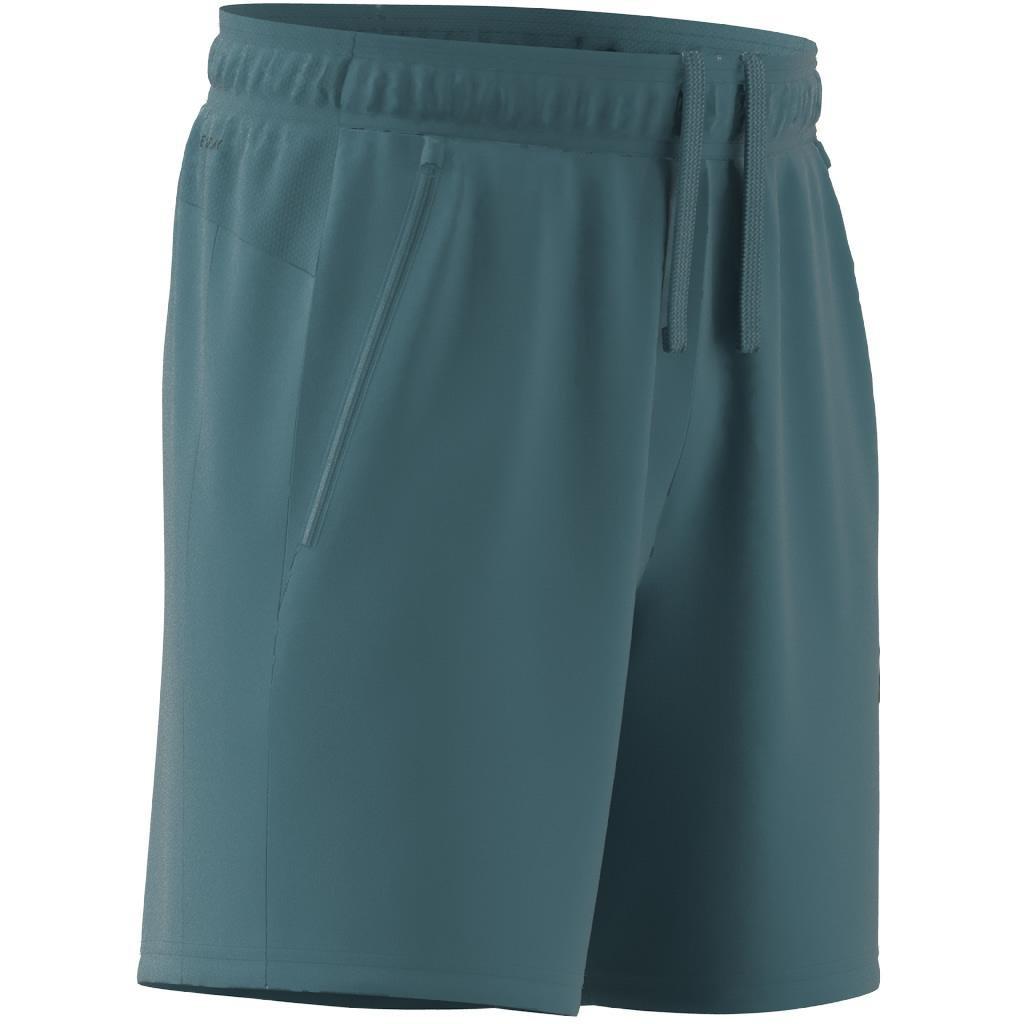 Train Essentials Woven Training Shorts, Turquoise, A901_ONE, large image number 12