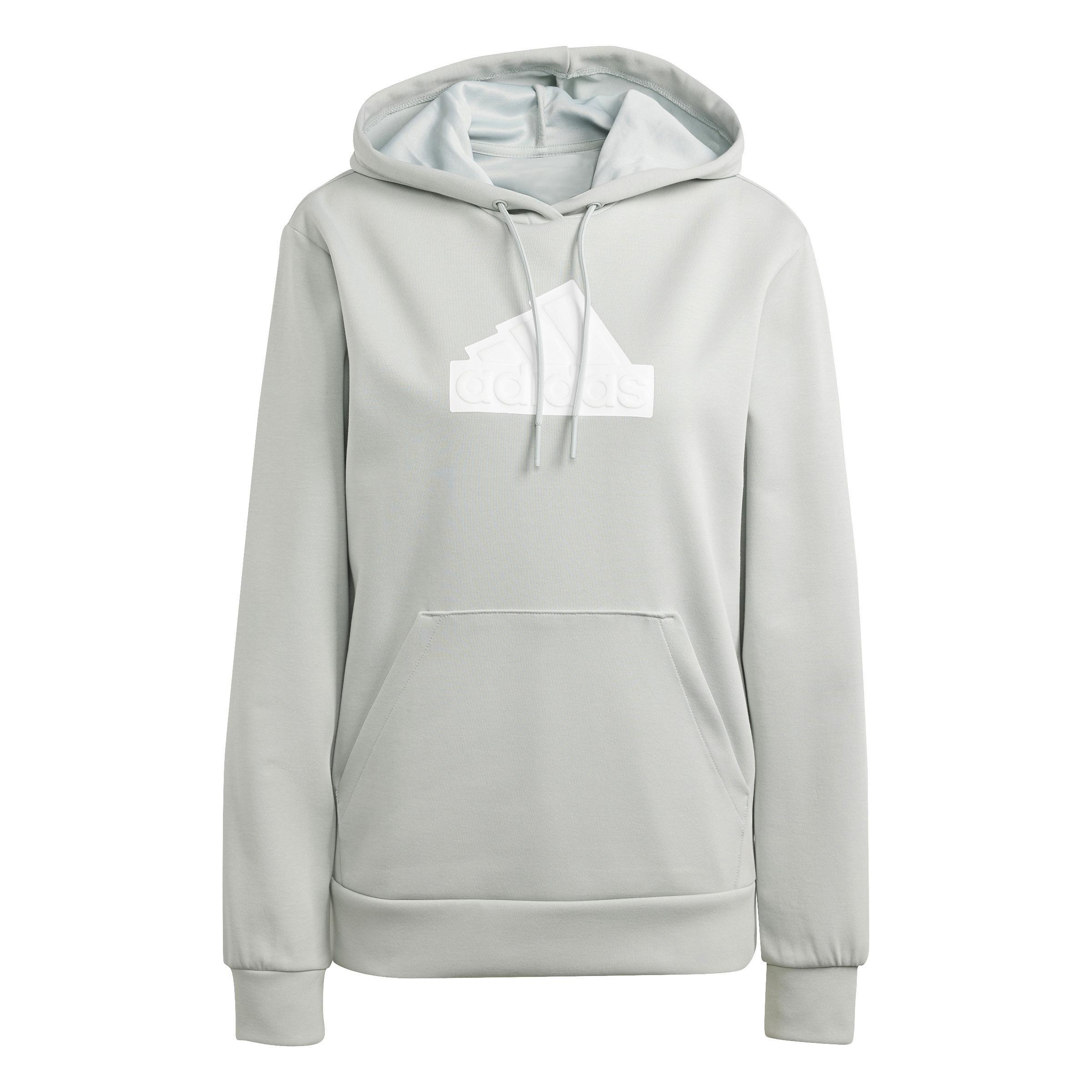 Future Icons Badge Of Sport Bomber Hoodie, Grey, A901_ONE, large image number 1