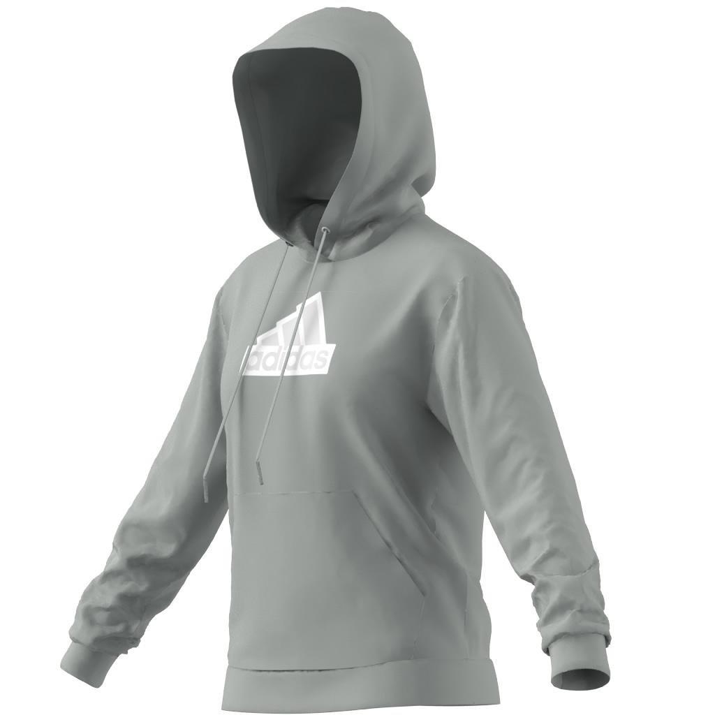 Future Icons Badge Of Sport Bomber Hoodie, Grey, A901_ONE, large image number 6