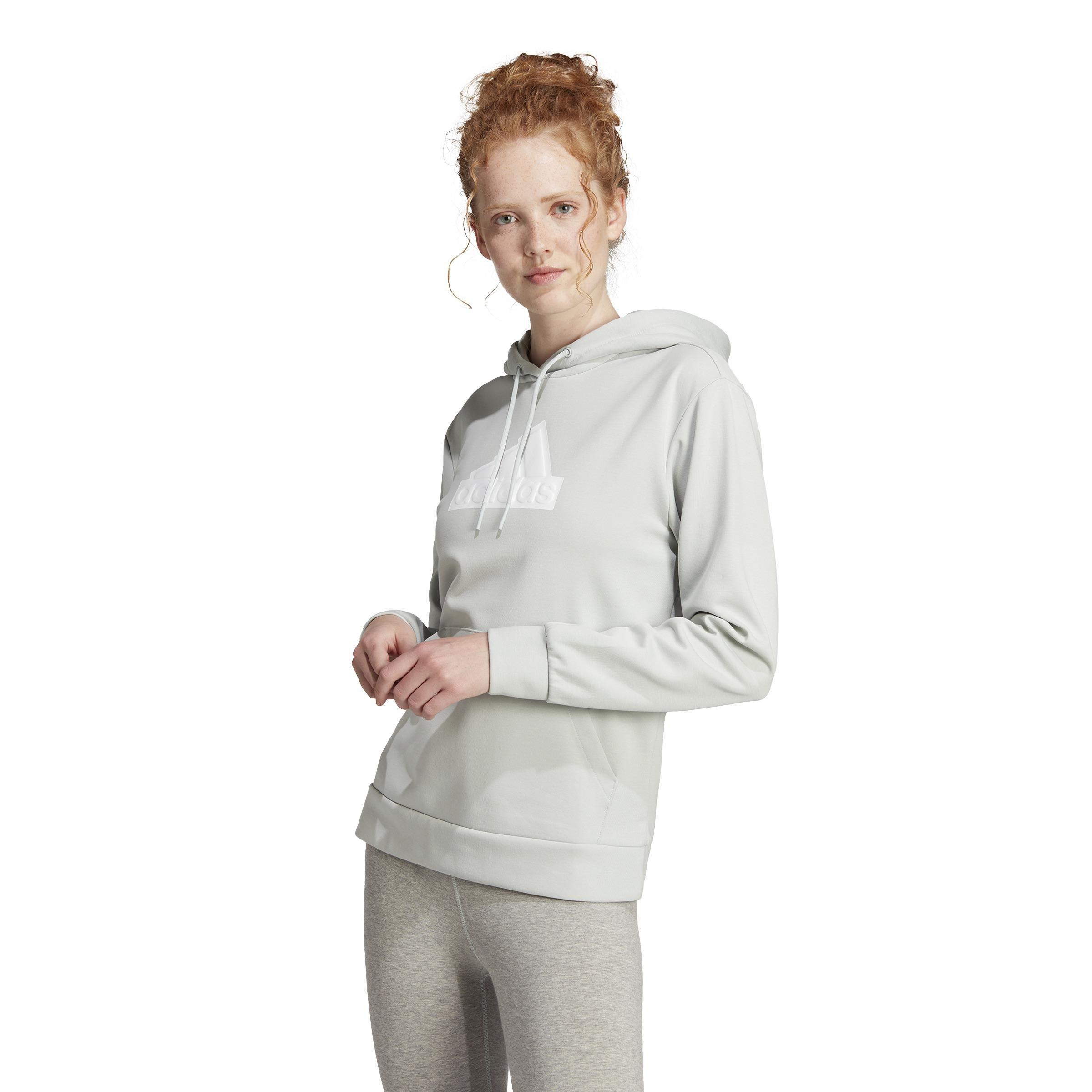 Future Icons Badge Of Sport Bomber Hoodie, Grey, A901_ONE, large image number 14