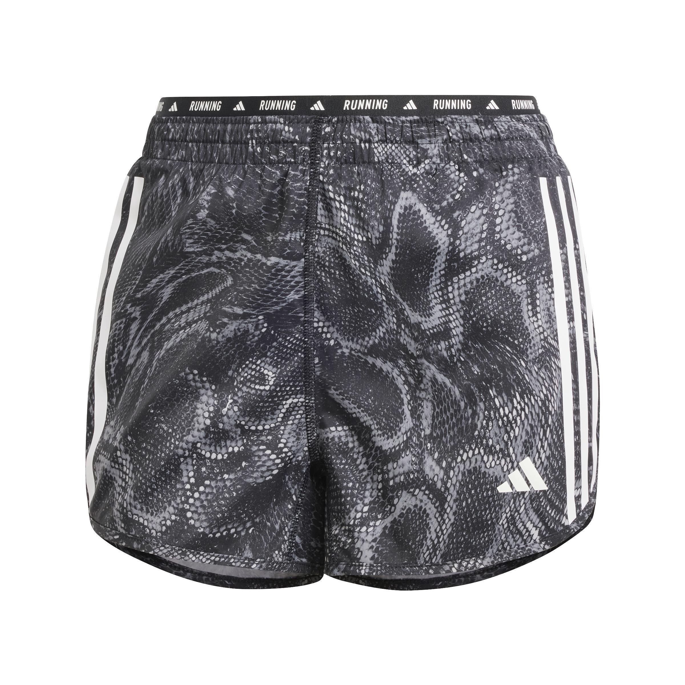 Own the Run Excite Allover Print AEROREADY Shorts, Black, A901_ONE, large image number 0