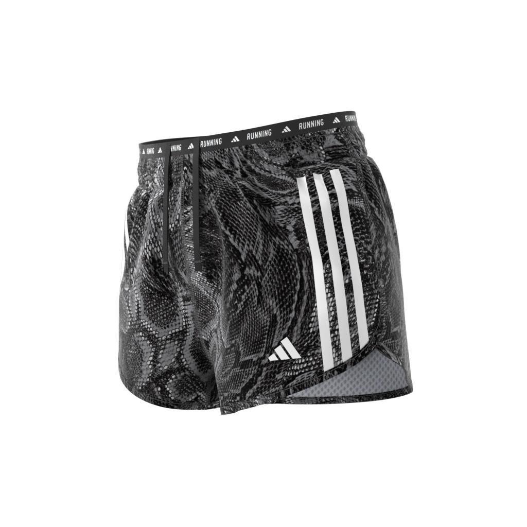 Own the Run Excite Allover Print AEROREADY Shorts, Black, A901_ONE, large image number 13