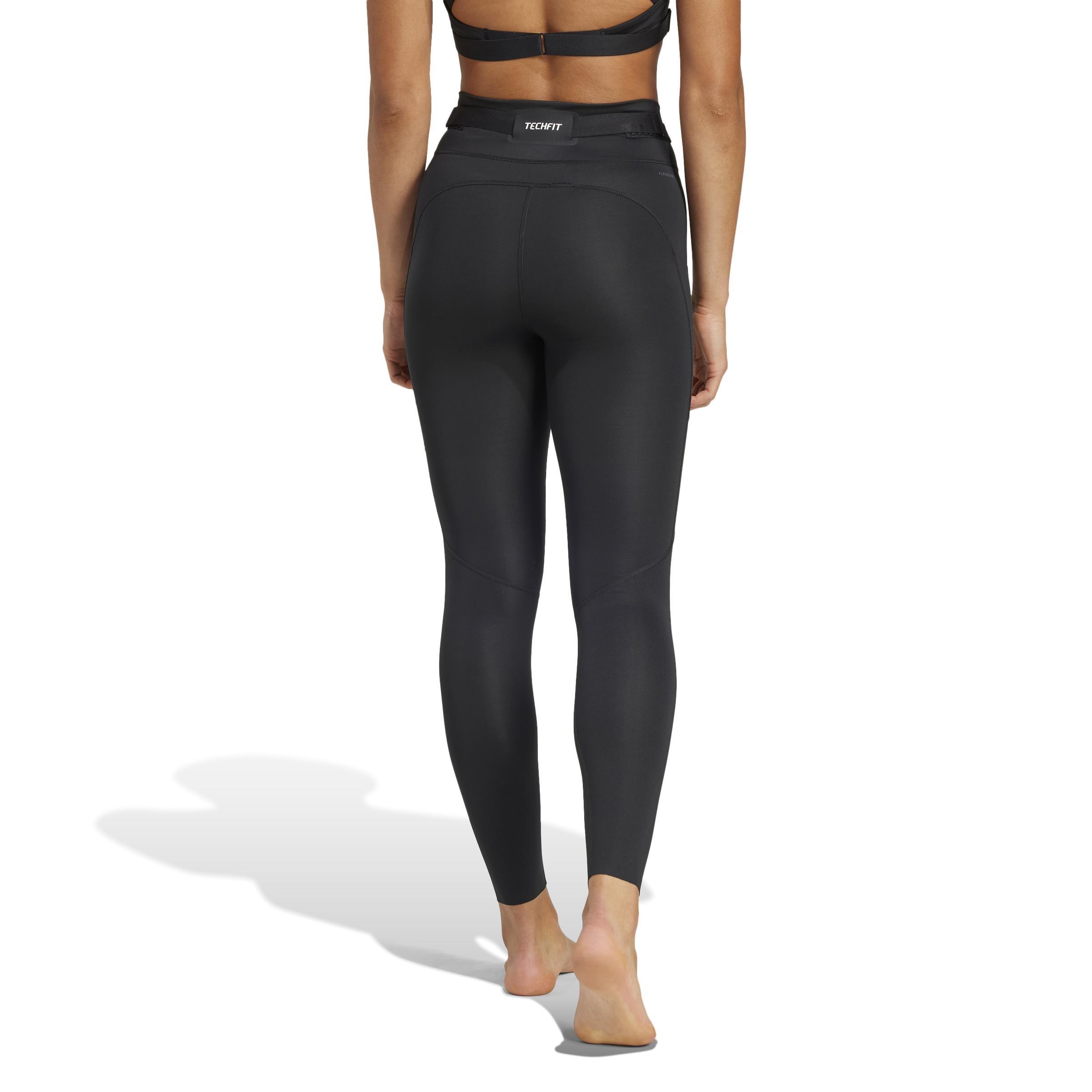 TECHFIT Adjuster 1/1 Leggings, Black, A901_ONE, large image number 2
