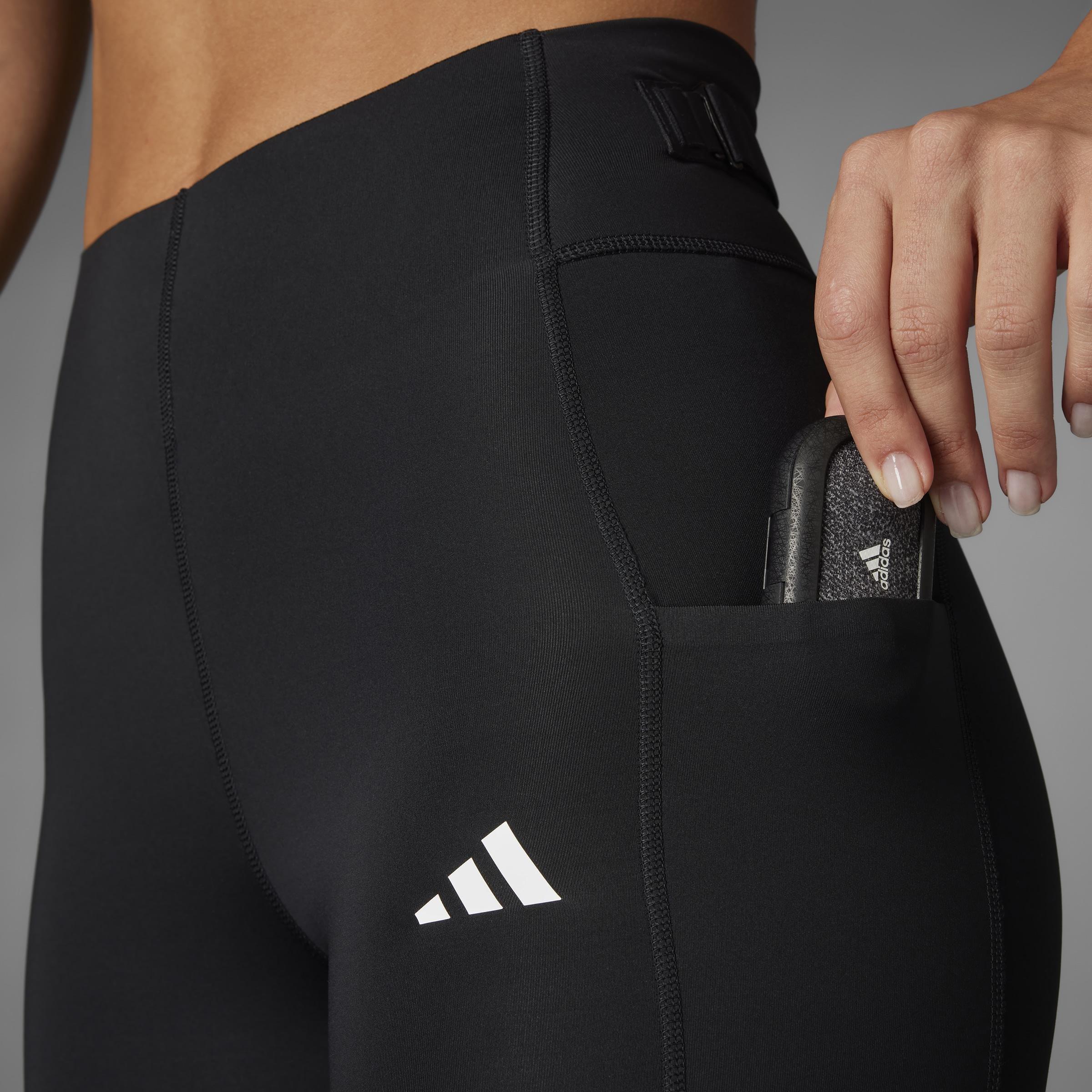 TECHFIT Adjuster 1/1 Leggings, Black, A901_ONE, large image number 7