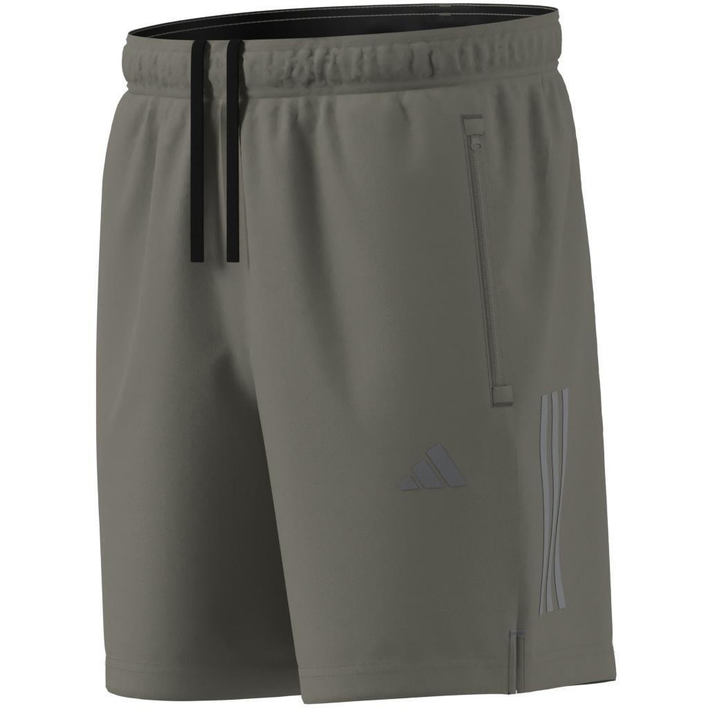 Gym+ Training 3-Stripes Woven Shorts, Green, A901_ONE, large image number 5