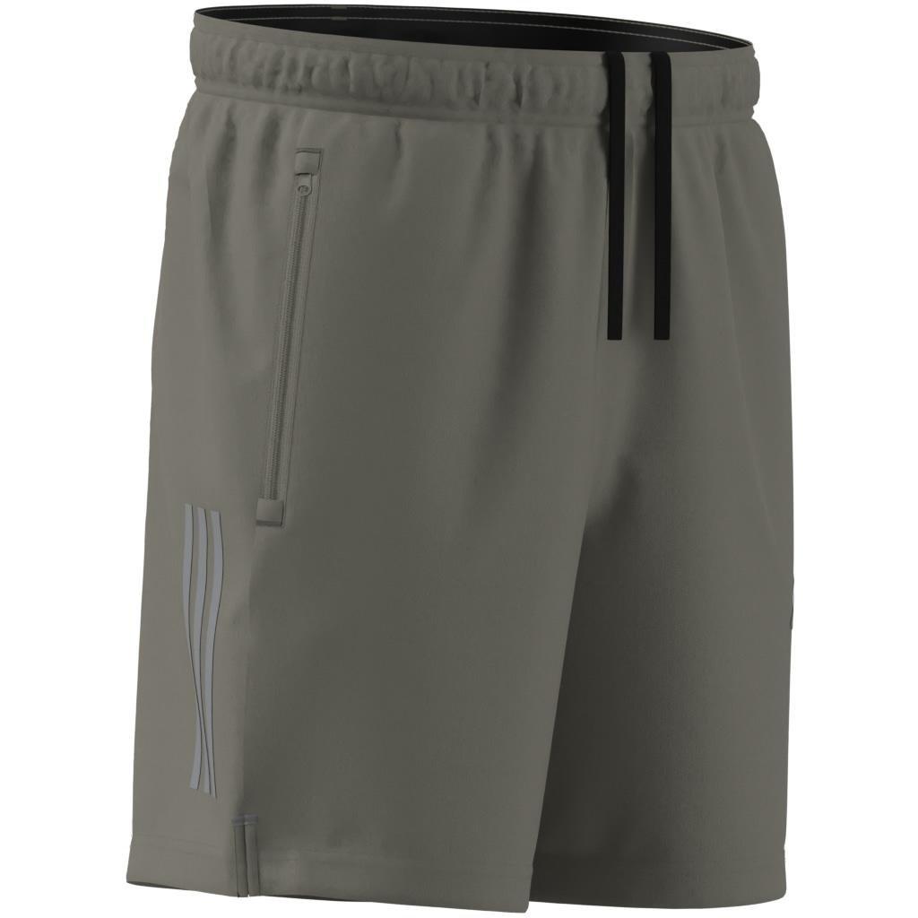 Gym+ Training 3-Stripes Woven Shorts, Green, A901_ONE, large image number 10
