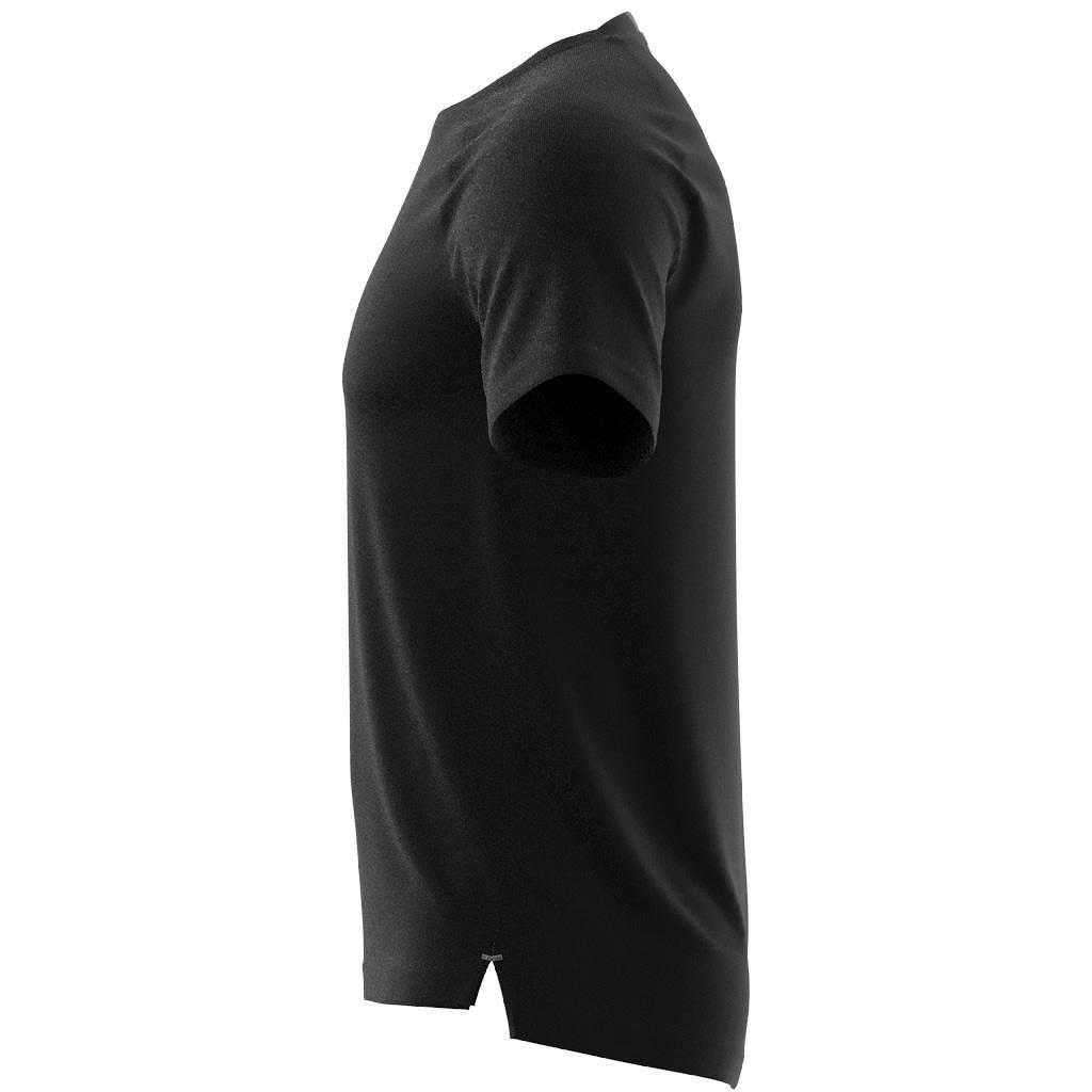 Adidas Gym+ Training 3-Stripes T-Shirt, Black, A901_ONE, large image number 10
