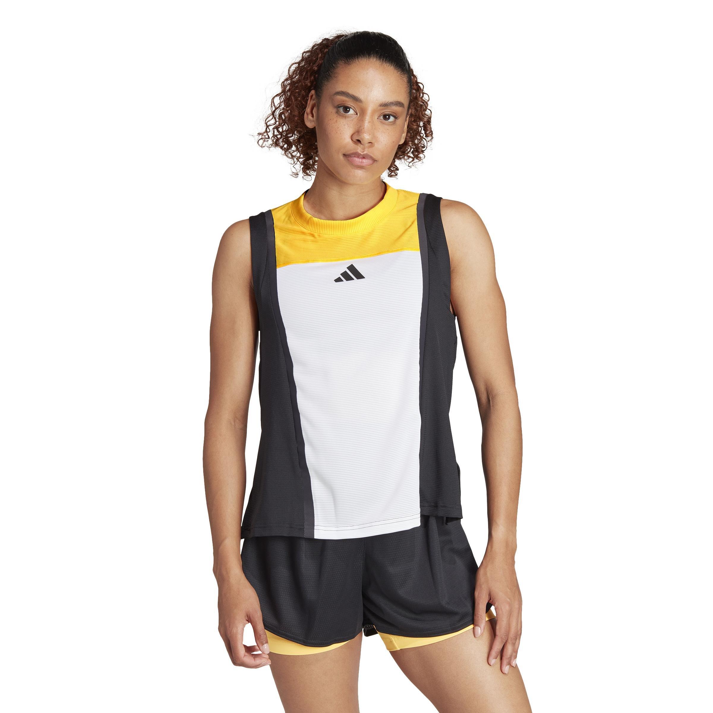 Tennis Heat.Rdy Pro Match Tank Top, White, A901_ONE, large image number 9