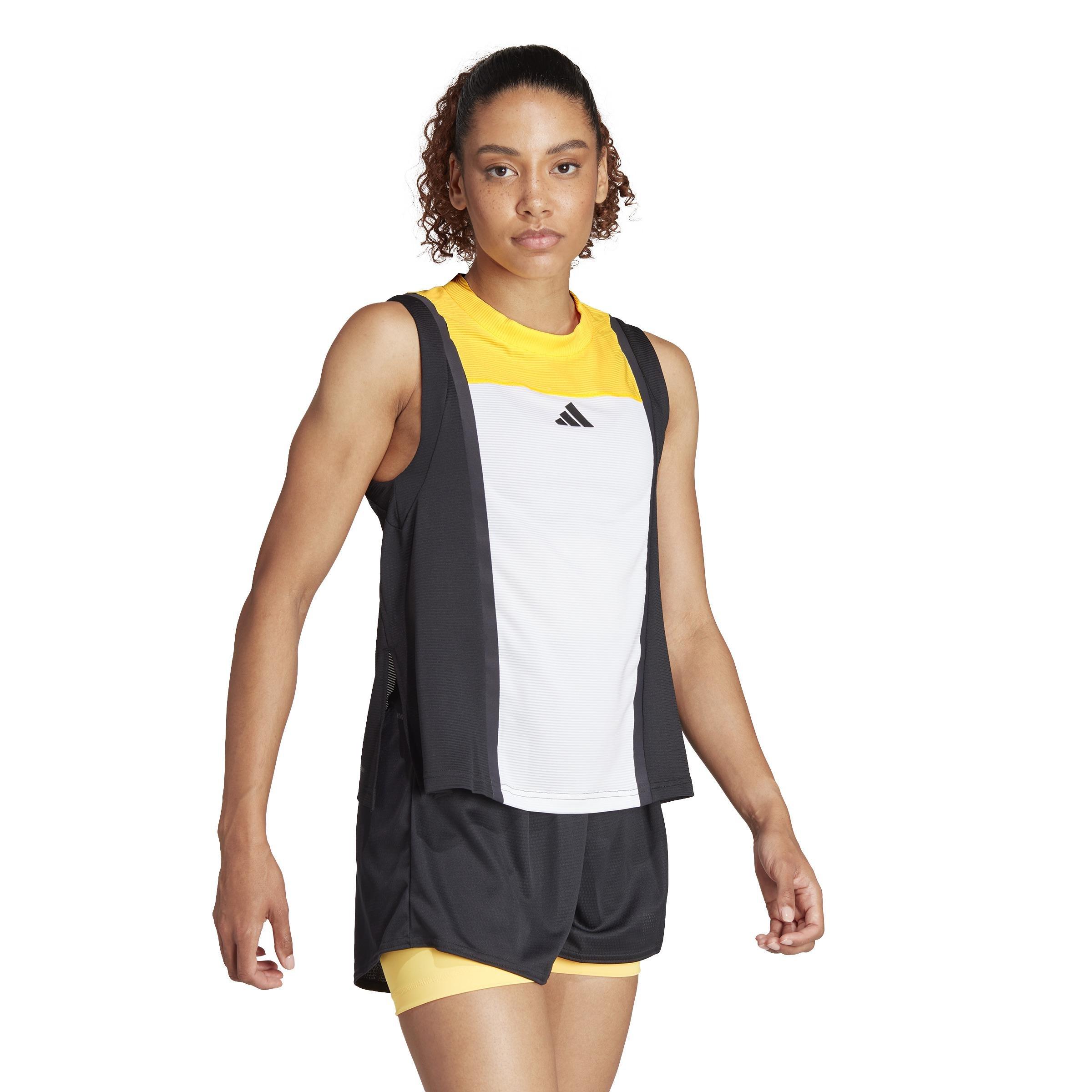 Tennis Heat.Rdy Pro Match Tank Top, White, A901_ONE, large image number 10