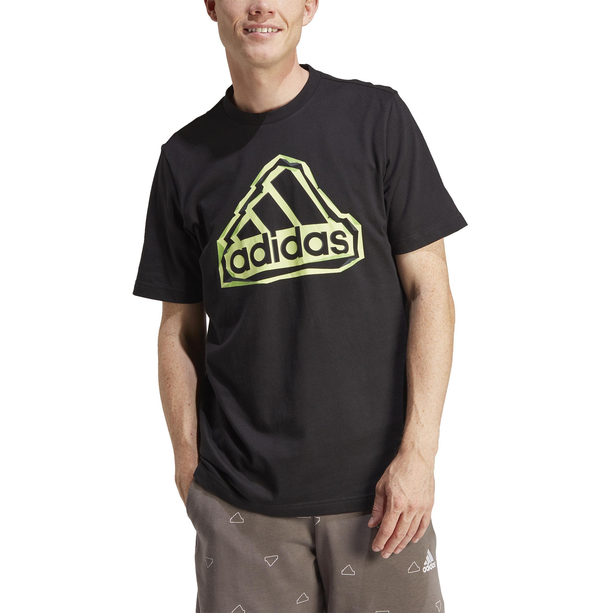 Folded Badge Graphic T-Shirt, Black, A901_ONE, large image number 2