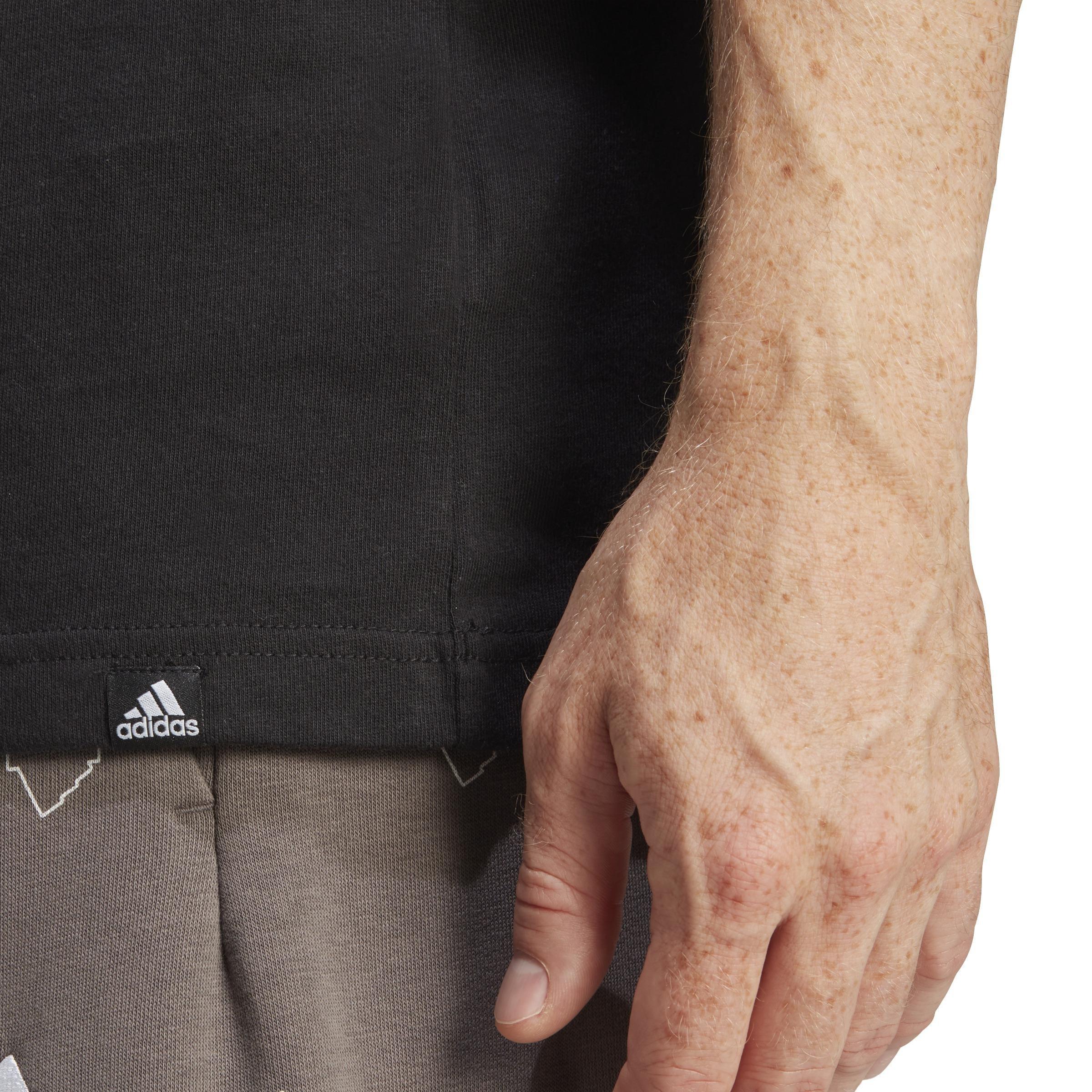 Folded Badge Graphic T-Shirt, Black, A901_ONE, large image number 5