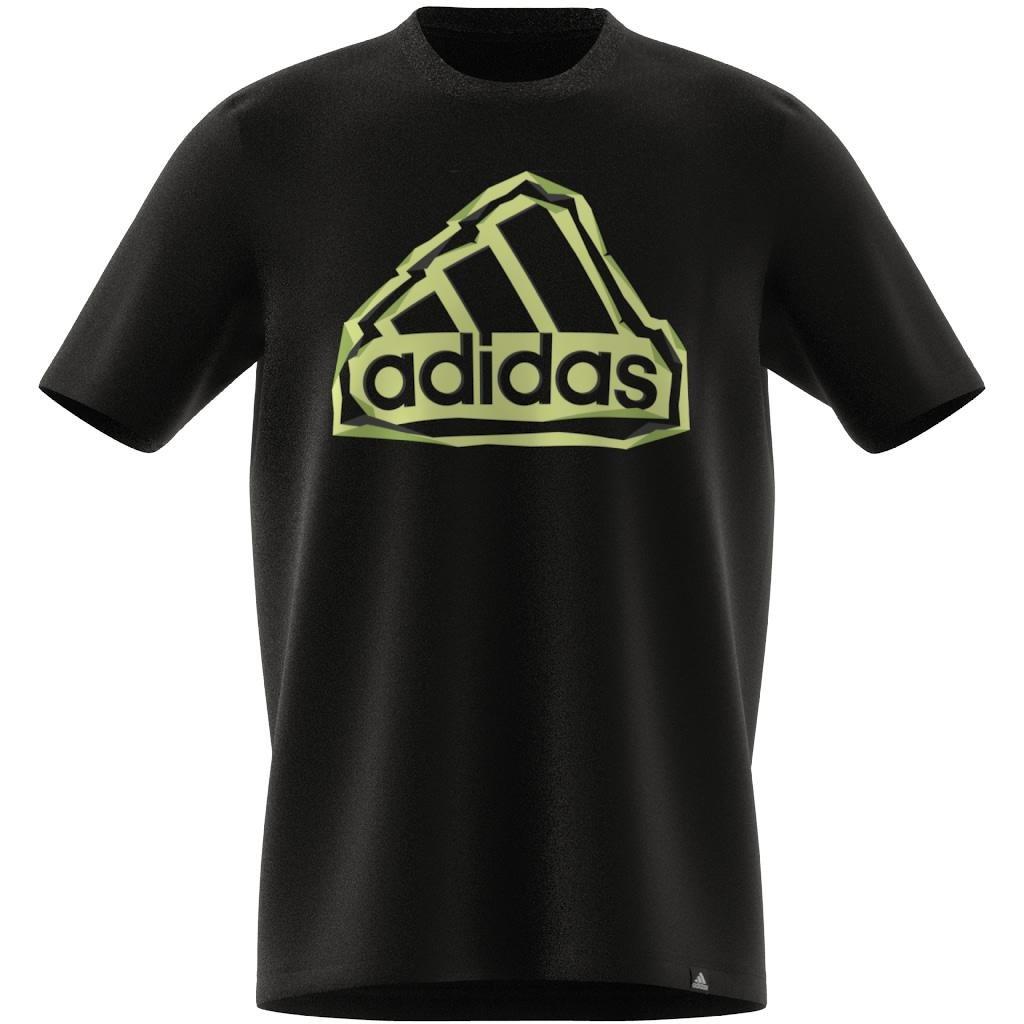 Folded Badge Graphic T-Shirt, Black, A901_ONE, large image number 7