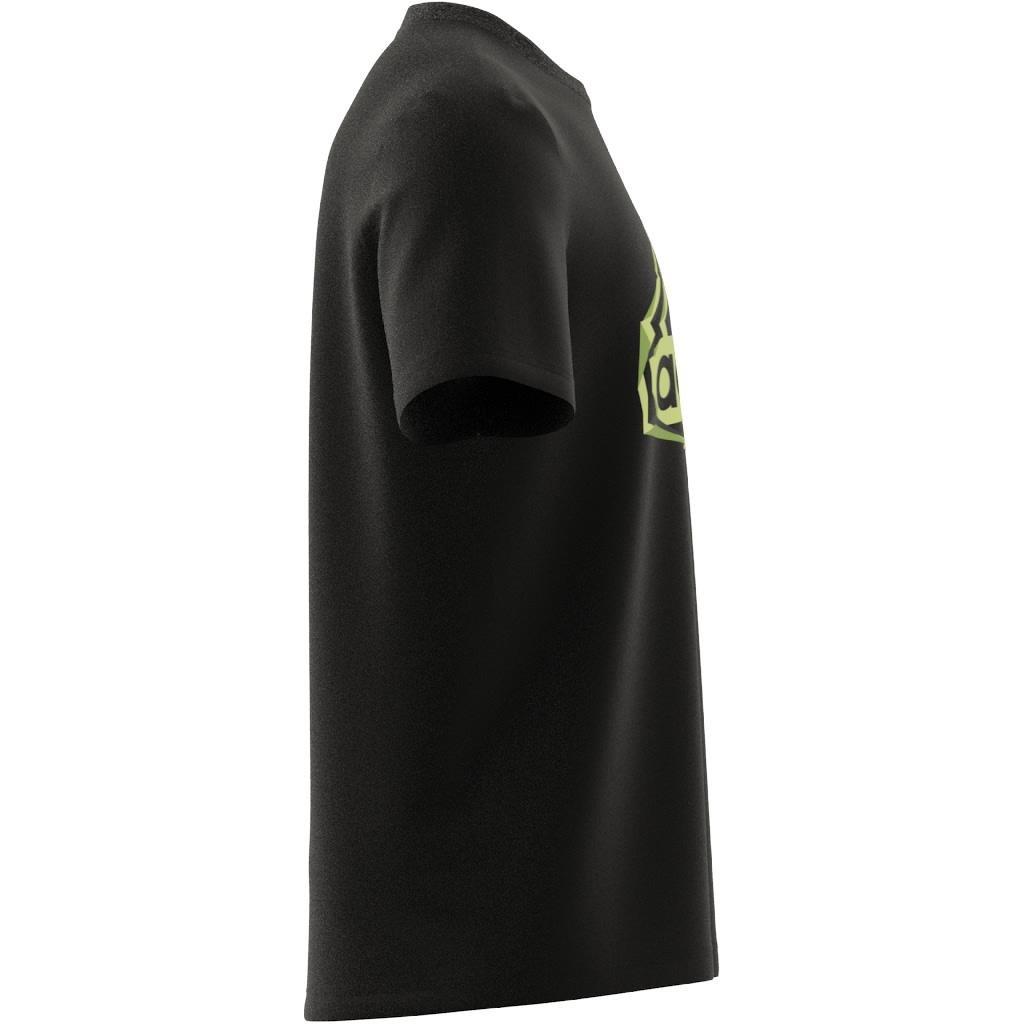 Folded Badge Graphic T-Shirt, Black, A901_ONE, large image number 8