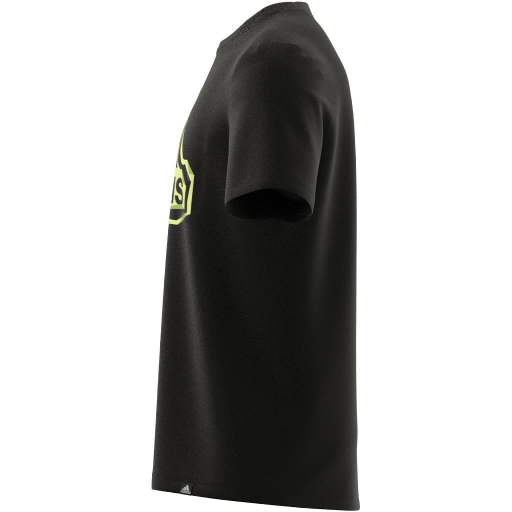 Folded Badge Graphic T-Shirt, Black, A901_ONE, large image number 10