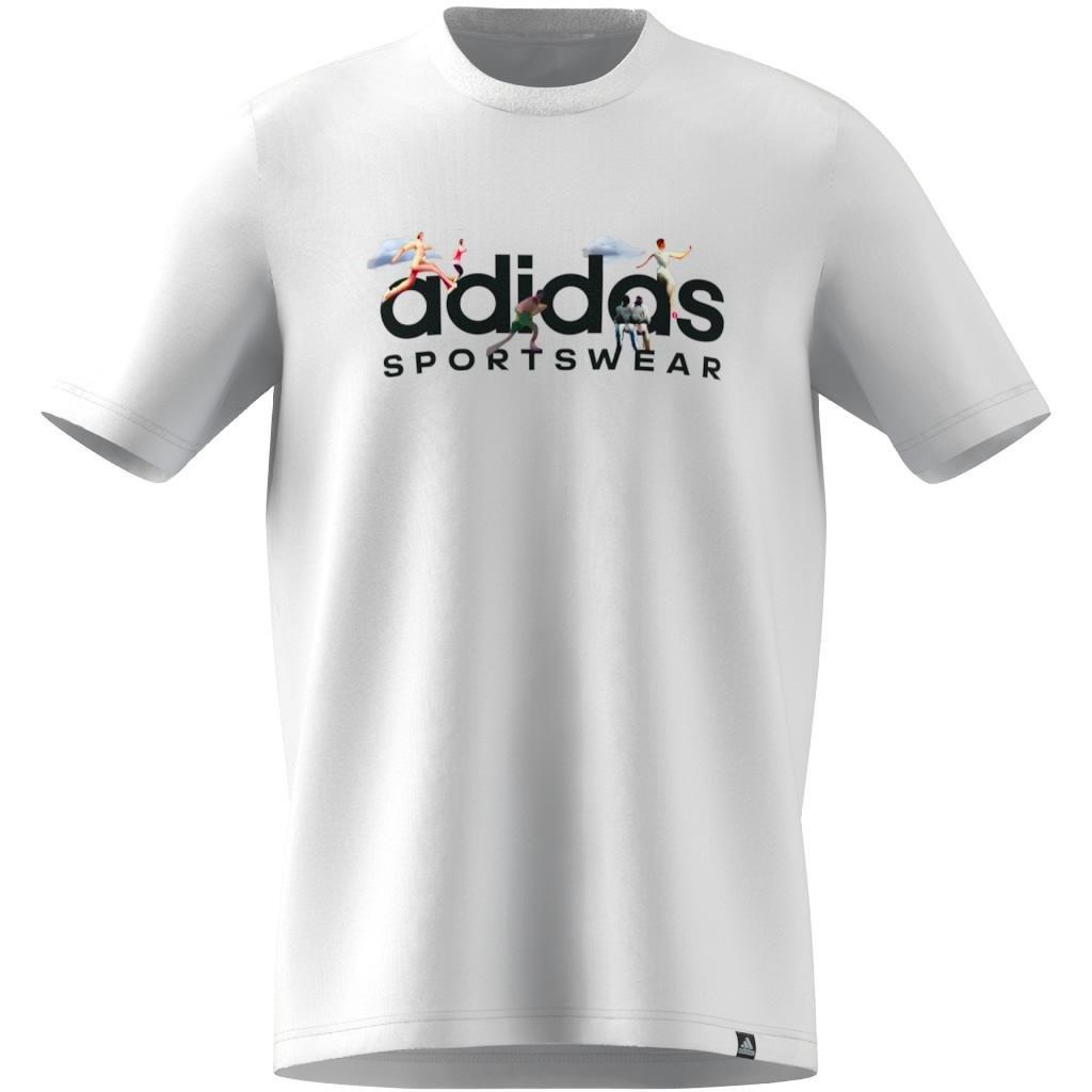 Landscape Sportswear Graphic T-Shirt, White, A901_ONE, large image number 6