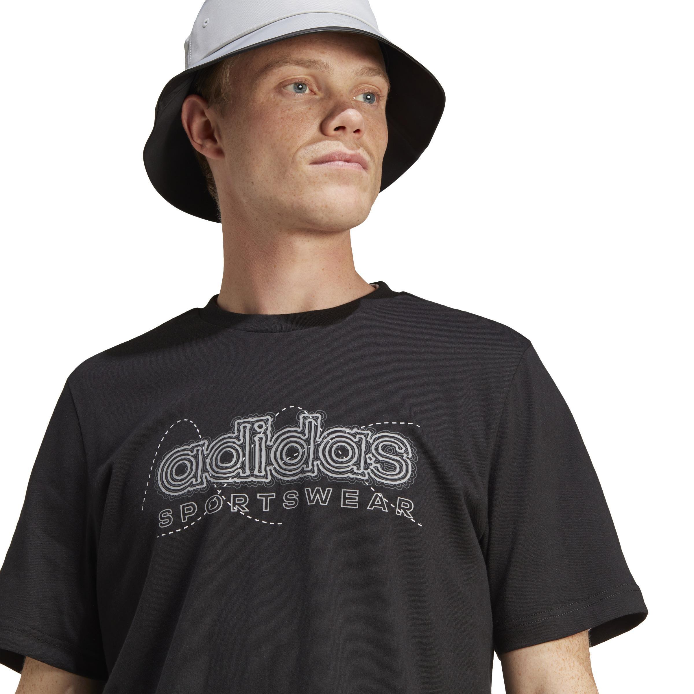 Growth Sportswear Graphic T-Shirt, Black, A901_ONE, large image number 4