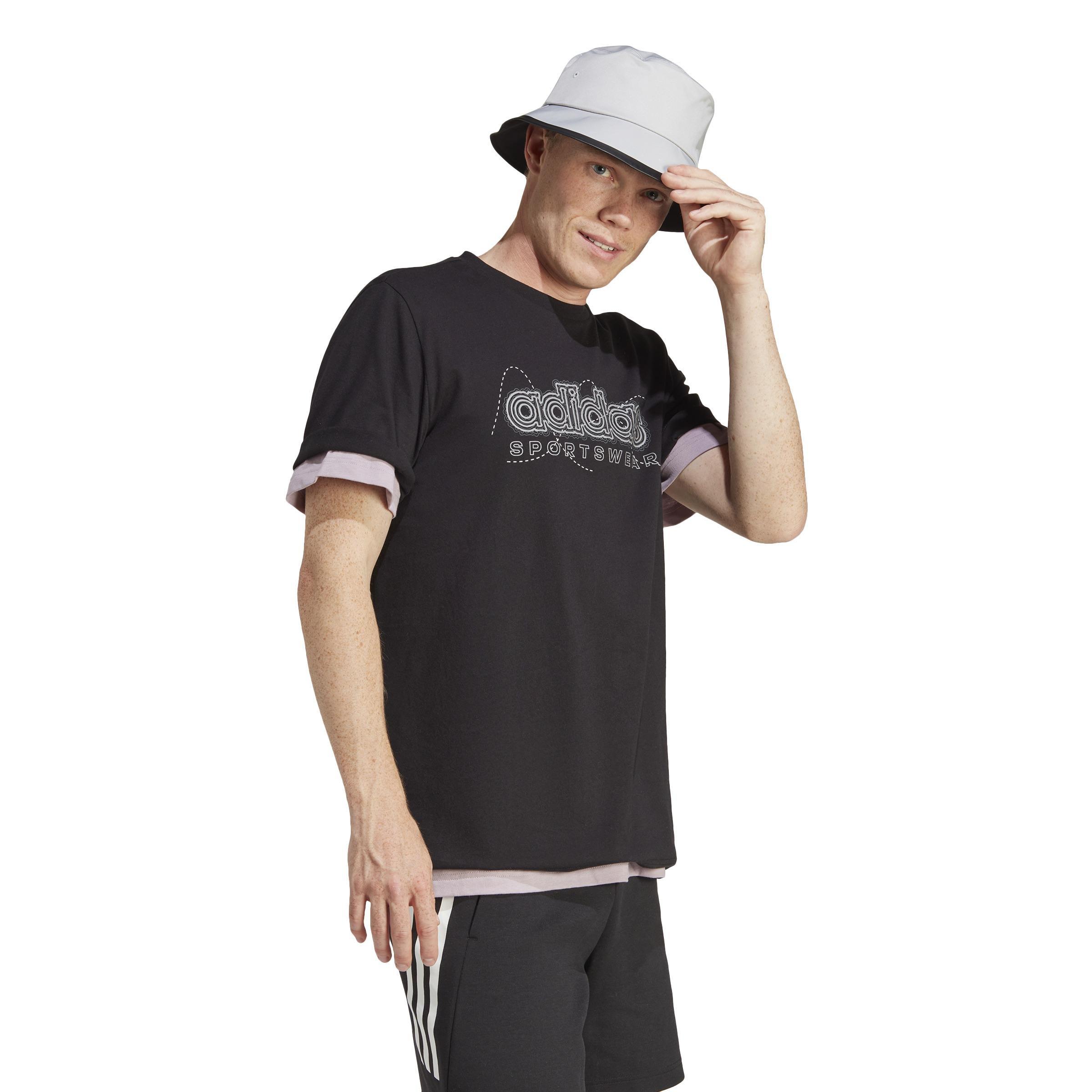 Growth Sportswear Graphic T-Shirt, Black, A901_ONE, large image number 12