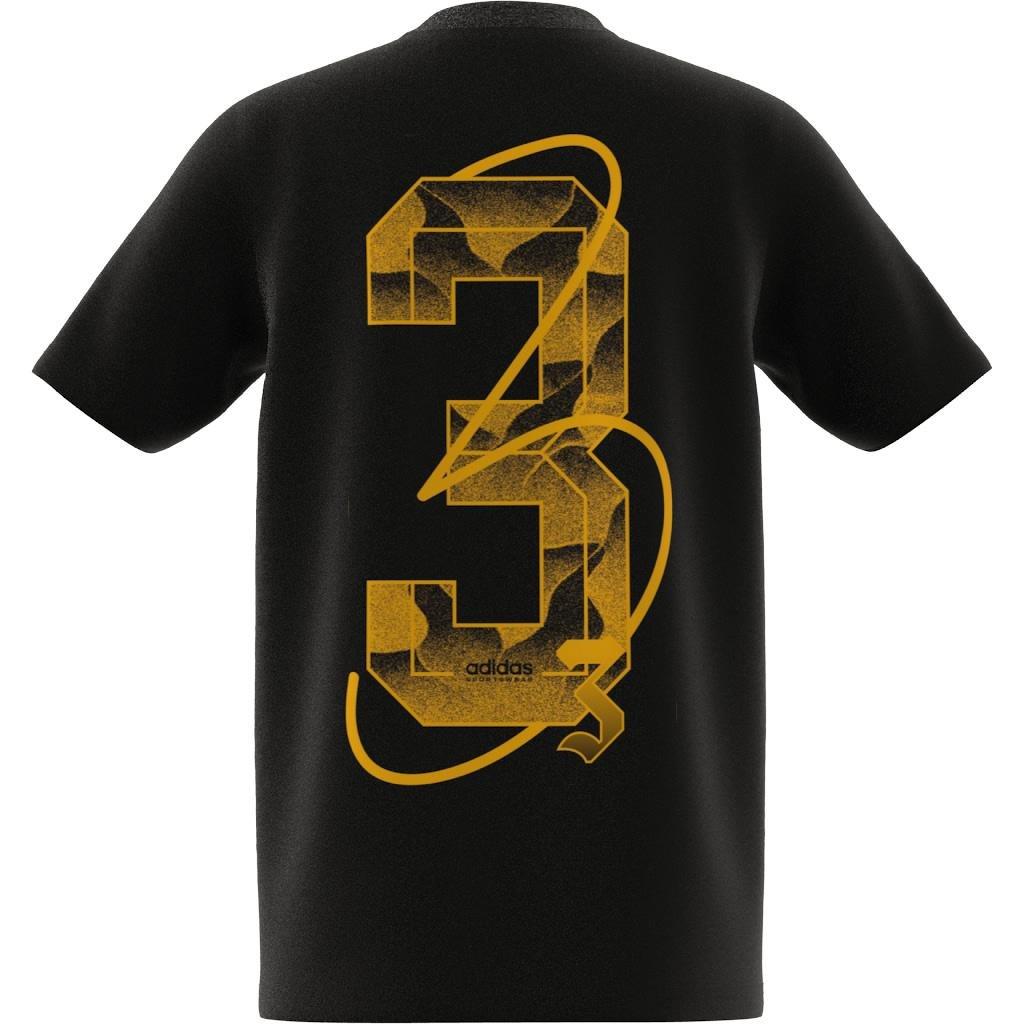 Unisex Kids House Of Tiro Graphic T-Shirt, Black, , large image number 7