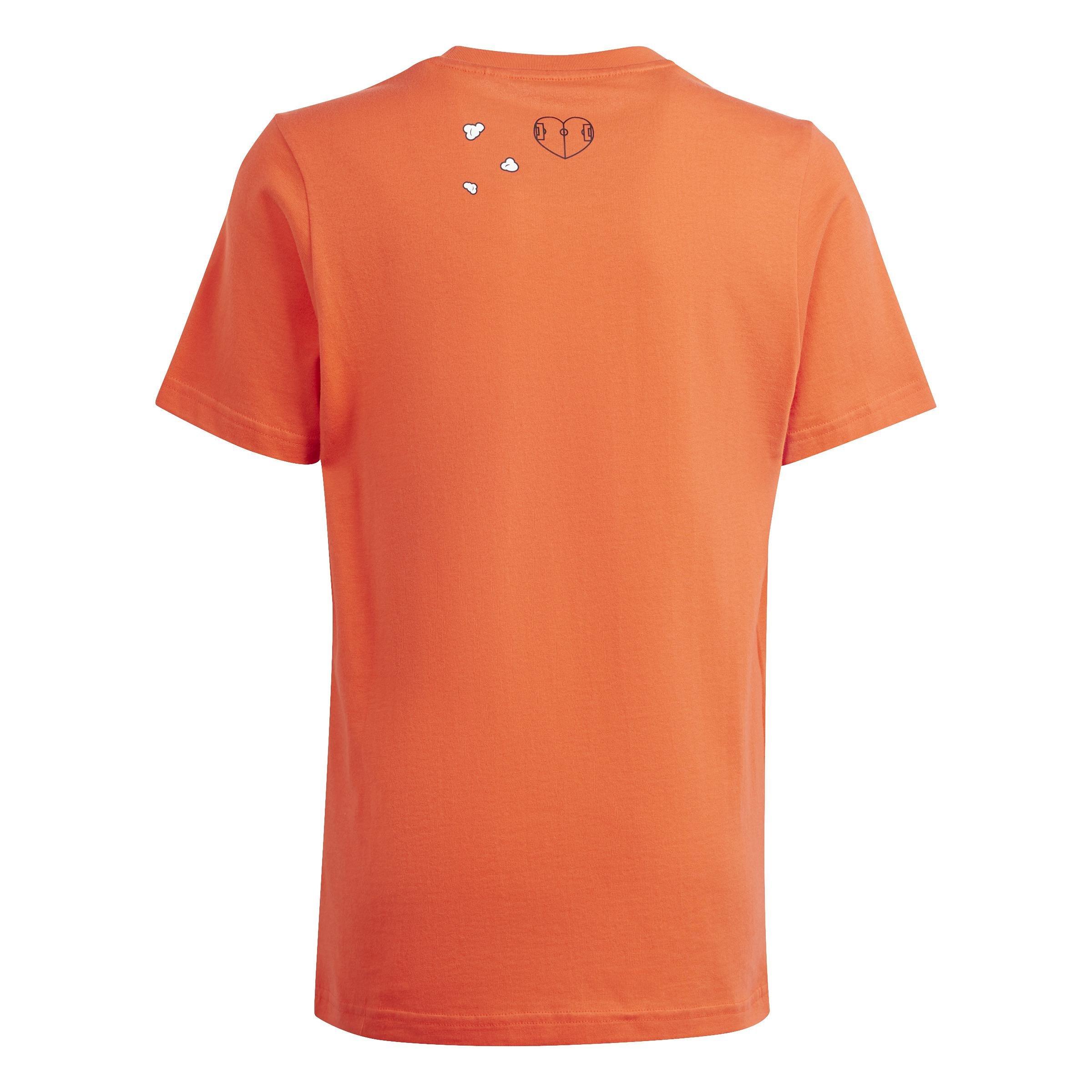 Unisex Kids Brand Love Graphic T-Shirt, Red, A901_ONE, large image number 2