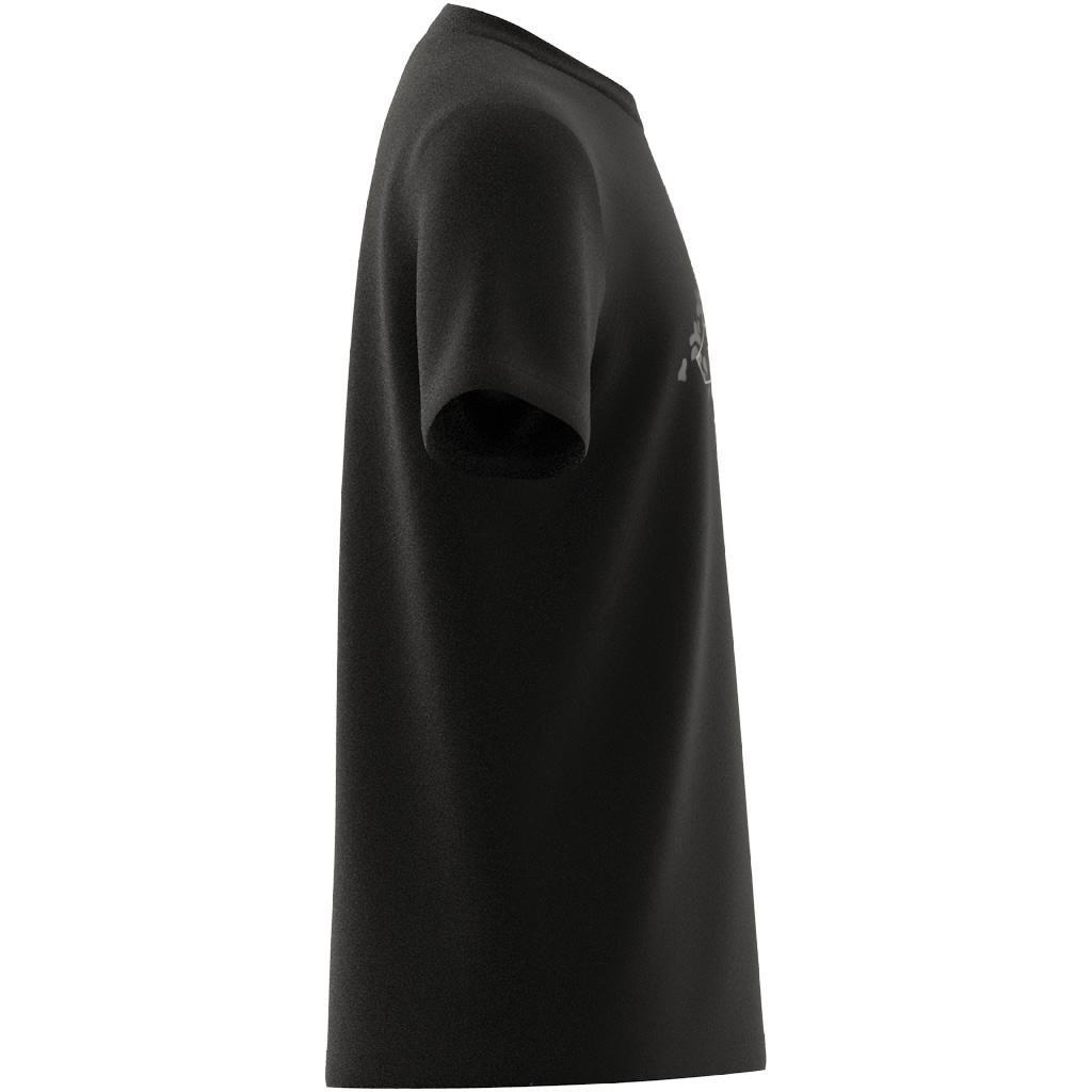 Unisex Kids Training Graphic T-Shirt, Black, A901_ONE, large image number 9