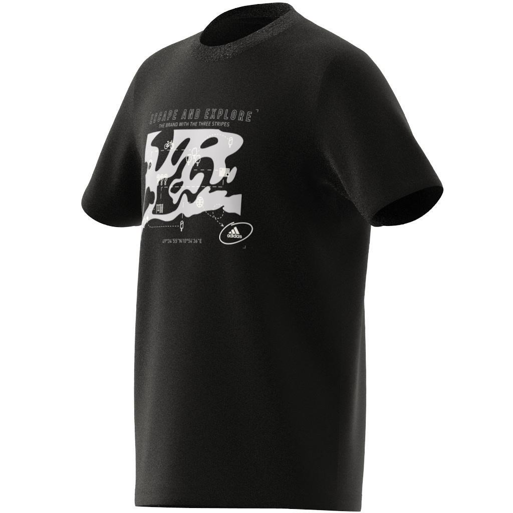 Unisex Kids Printed T-Shirt, Black, A901_ONE, large image number 8