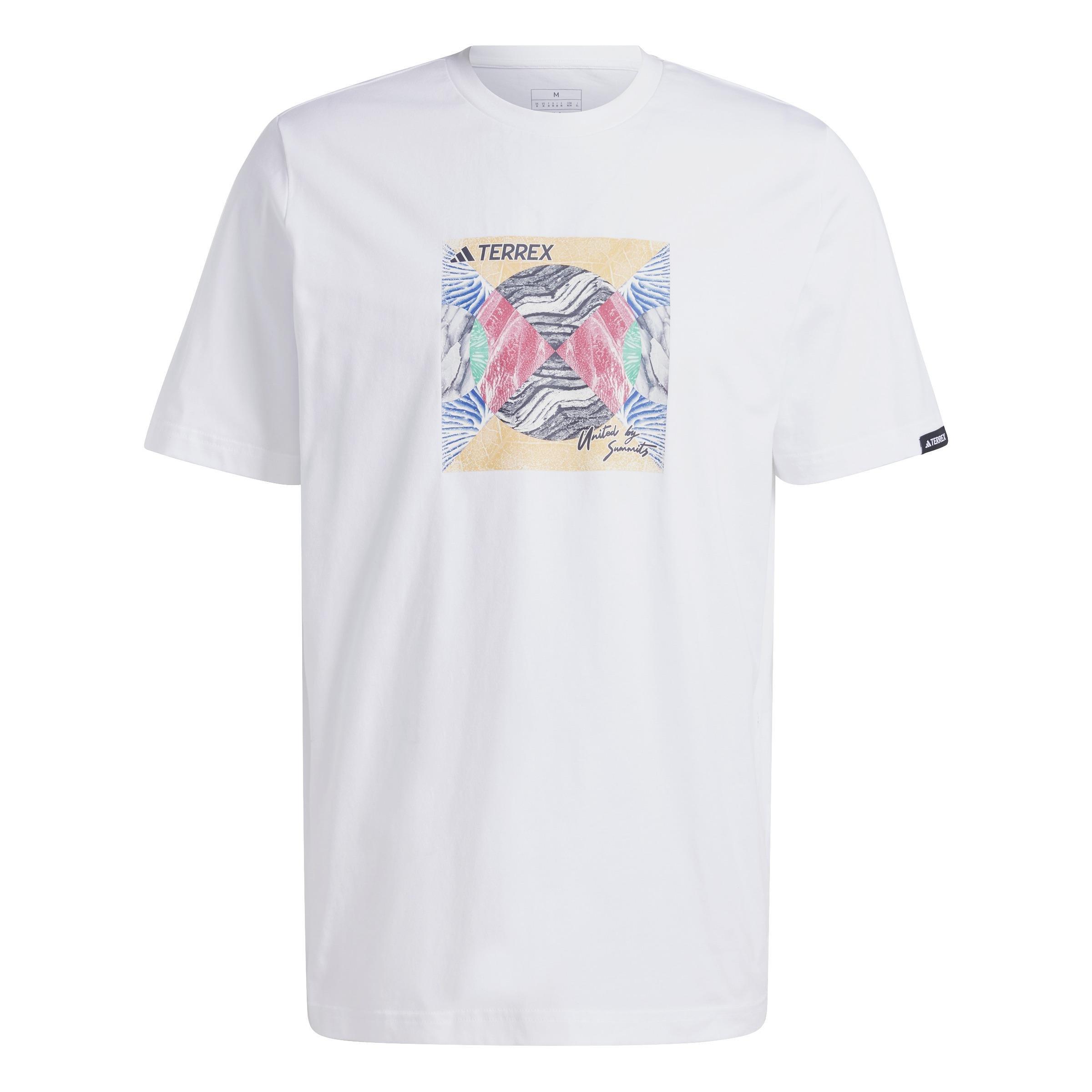 Terrex Graphic United By Summits T-Shirt, White, A901_ONE, large image number 0