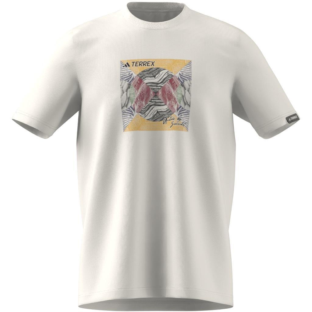 Terrex Graphic United By Summits T-Shirt, White, A901_ONE, large image number 6