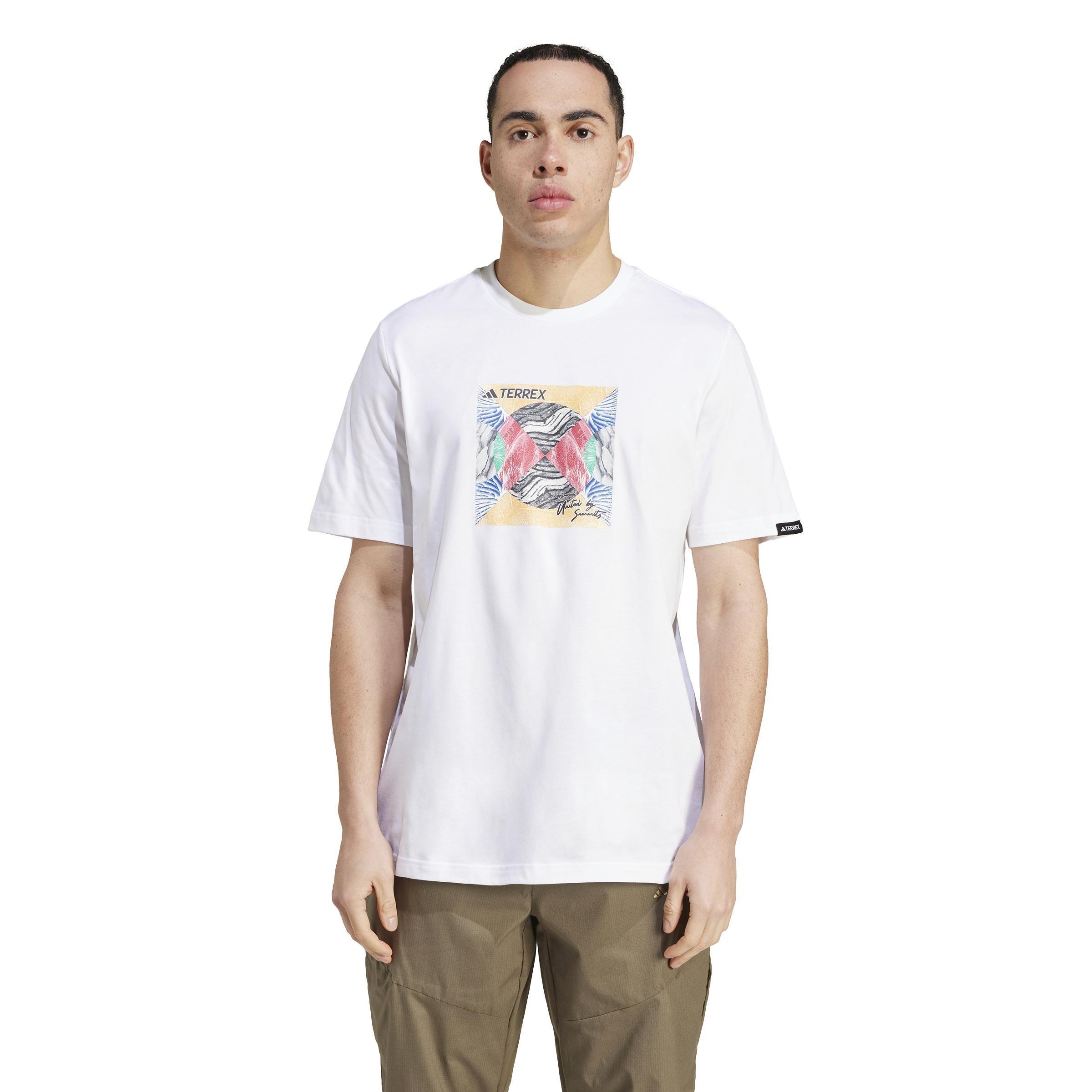 Terrex Graphic United By Summits T-Shirt, White, A901_ONE, large image number 14