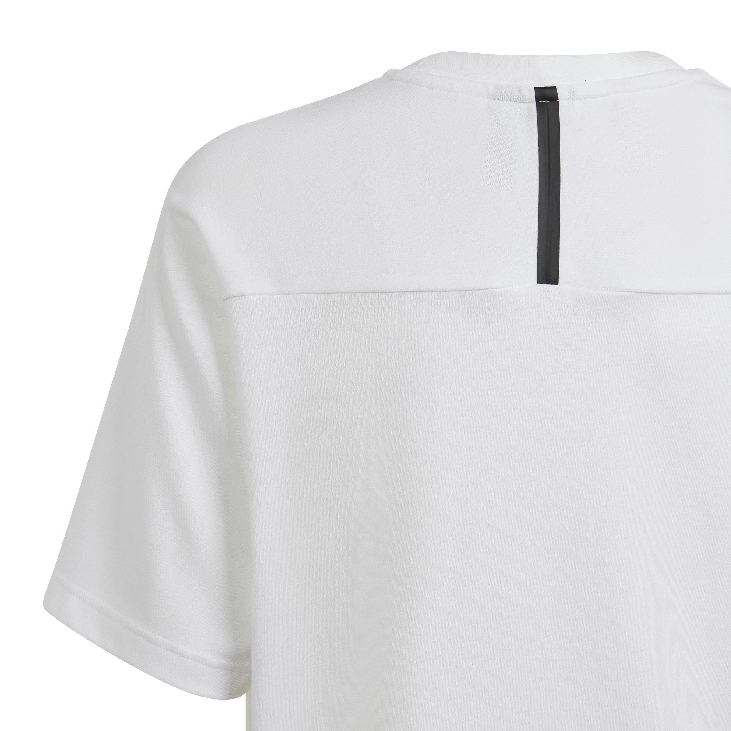 Unisex Kids Z.N.E. T-Shirt, White, A901_ONE, large image number 4