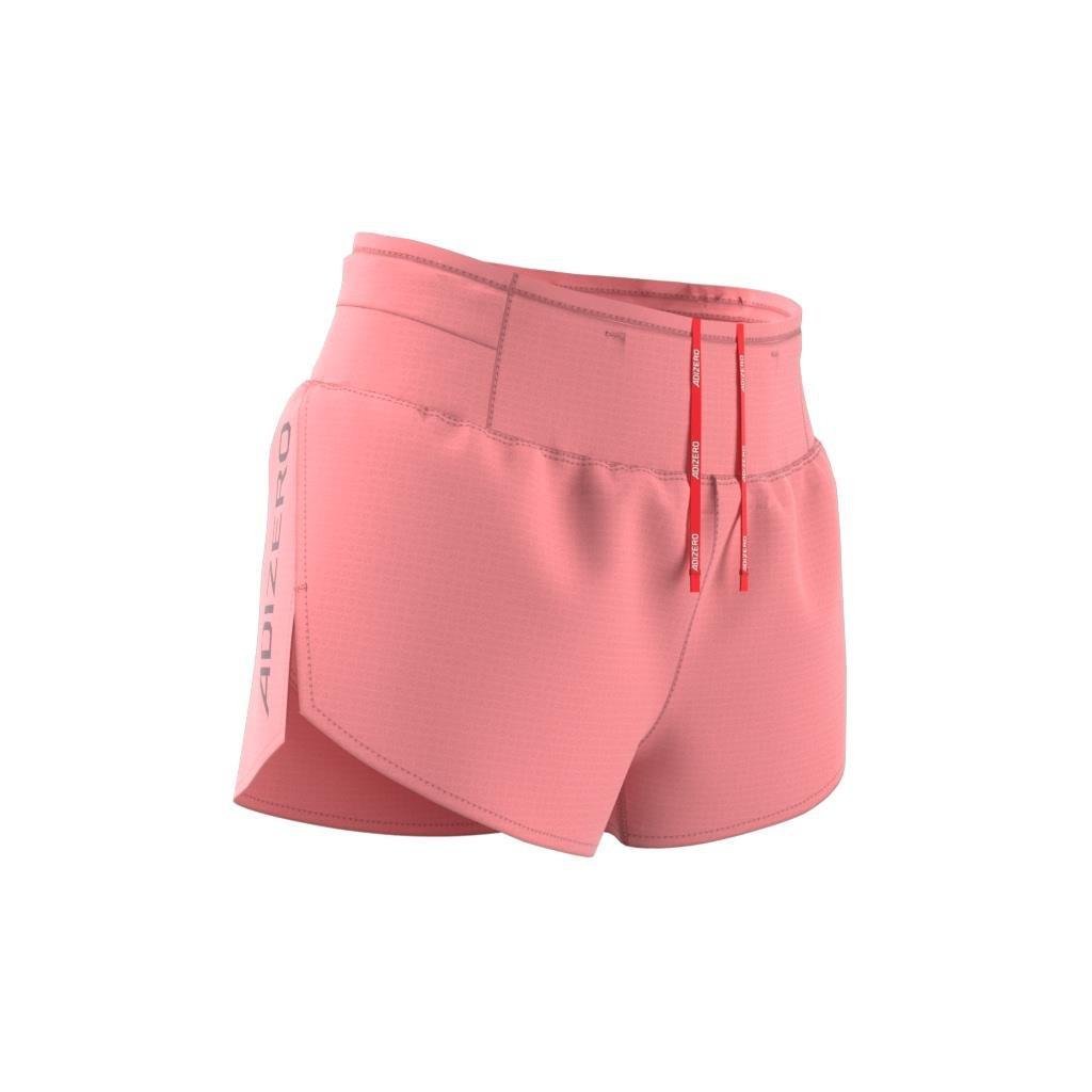 Adizero Running Gel Short, Pink, , large image number 8