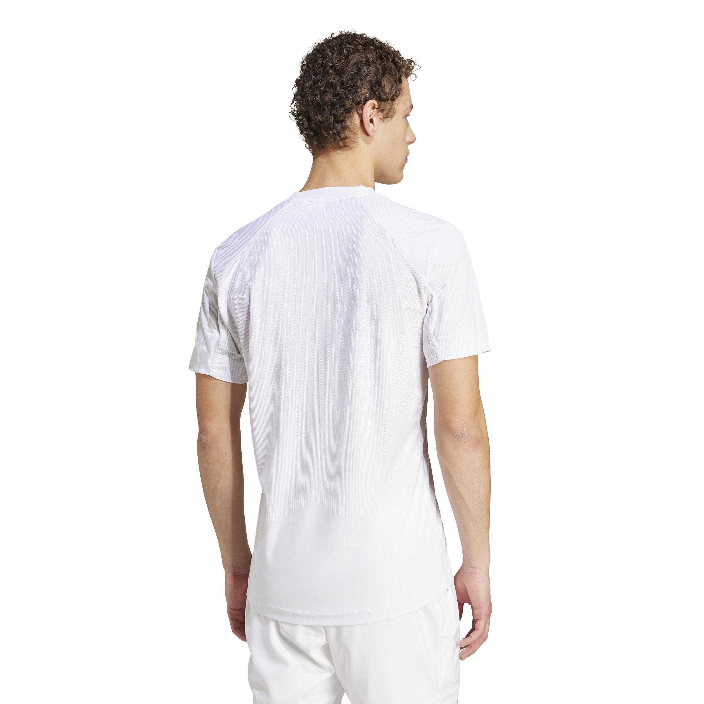 Tennis Pro AIRCHILL FreeLift T-Shirt, White, A901_ONE, large image number 3