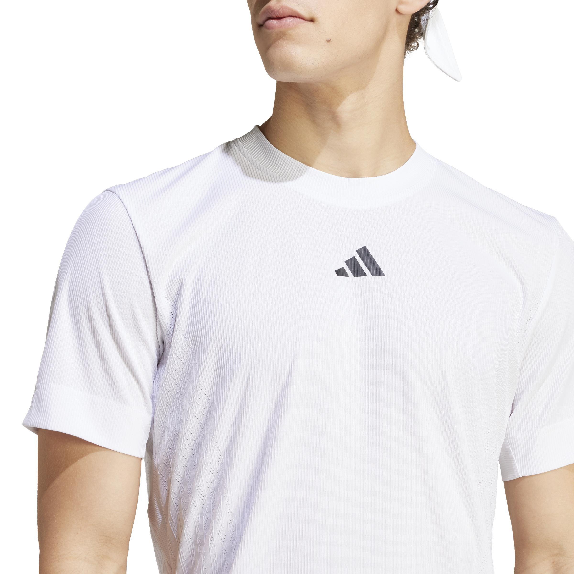 Tennis Pro AIRCHILL FreeLift T-Shirt, White, A901_ONE, large image number 4