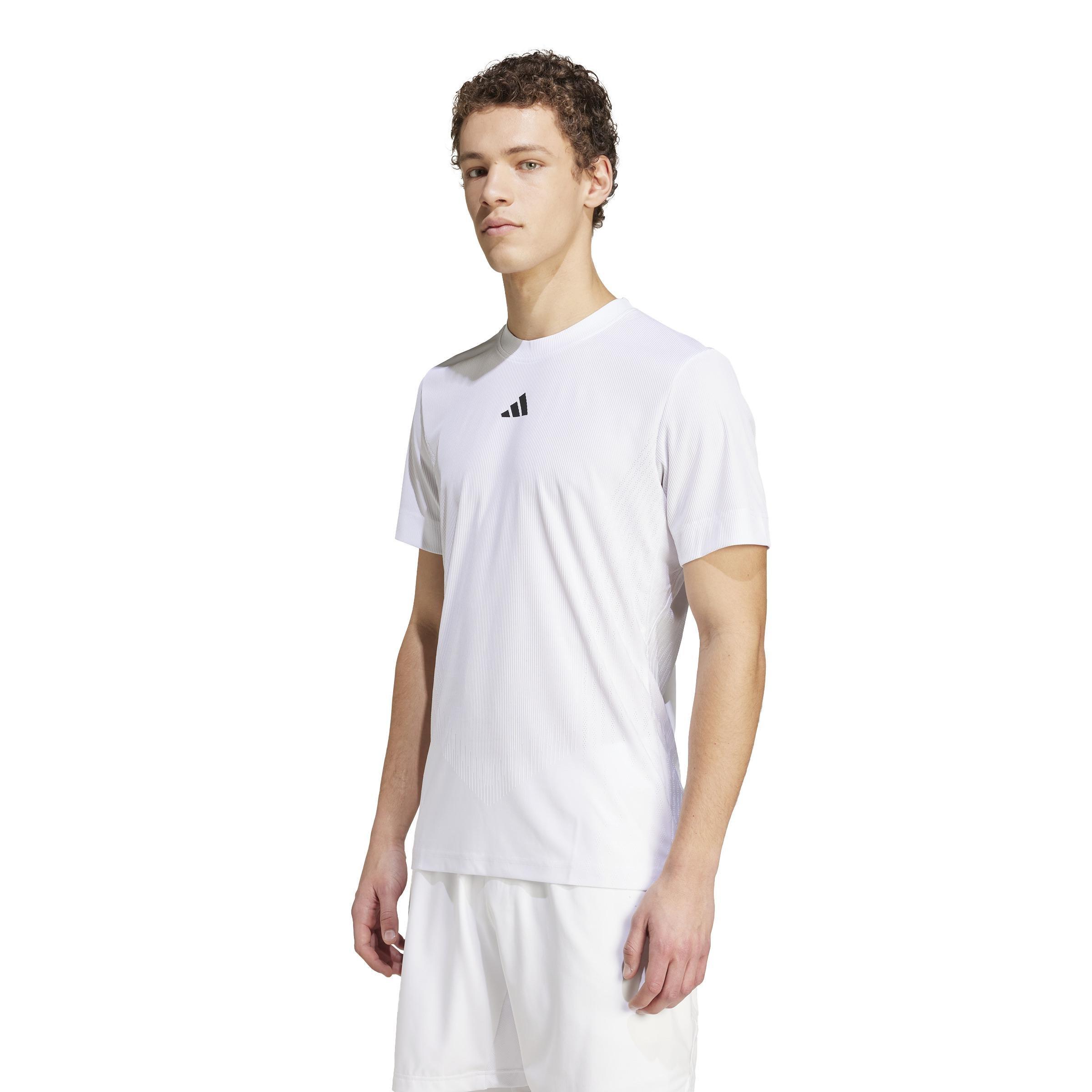 Tennis Pro AIRCHILL FreeLift T-Shirt, White, A901_ONE, large image number 6