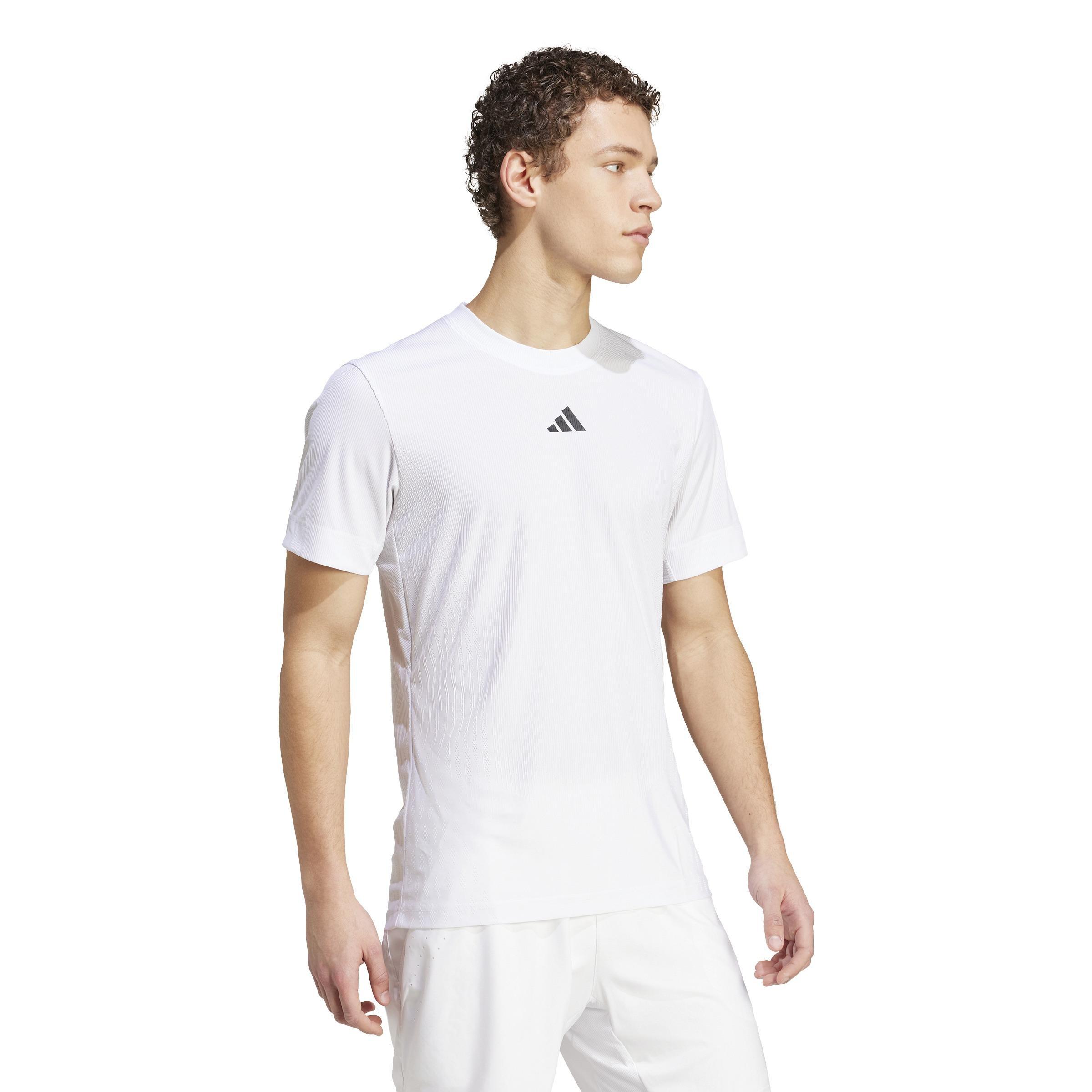 Tennis Pro AIRCHILL FreeLift T-Shirt, White, A901_ONE, large image number 7