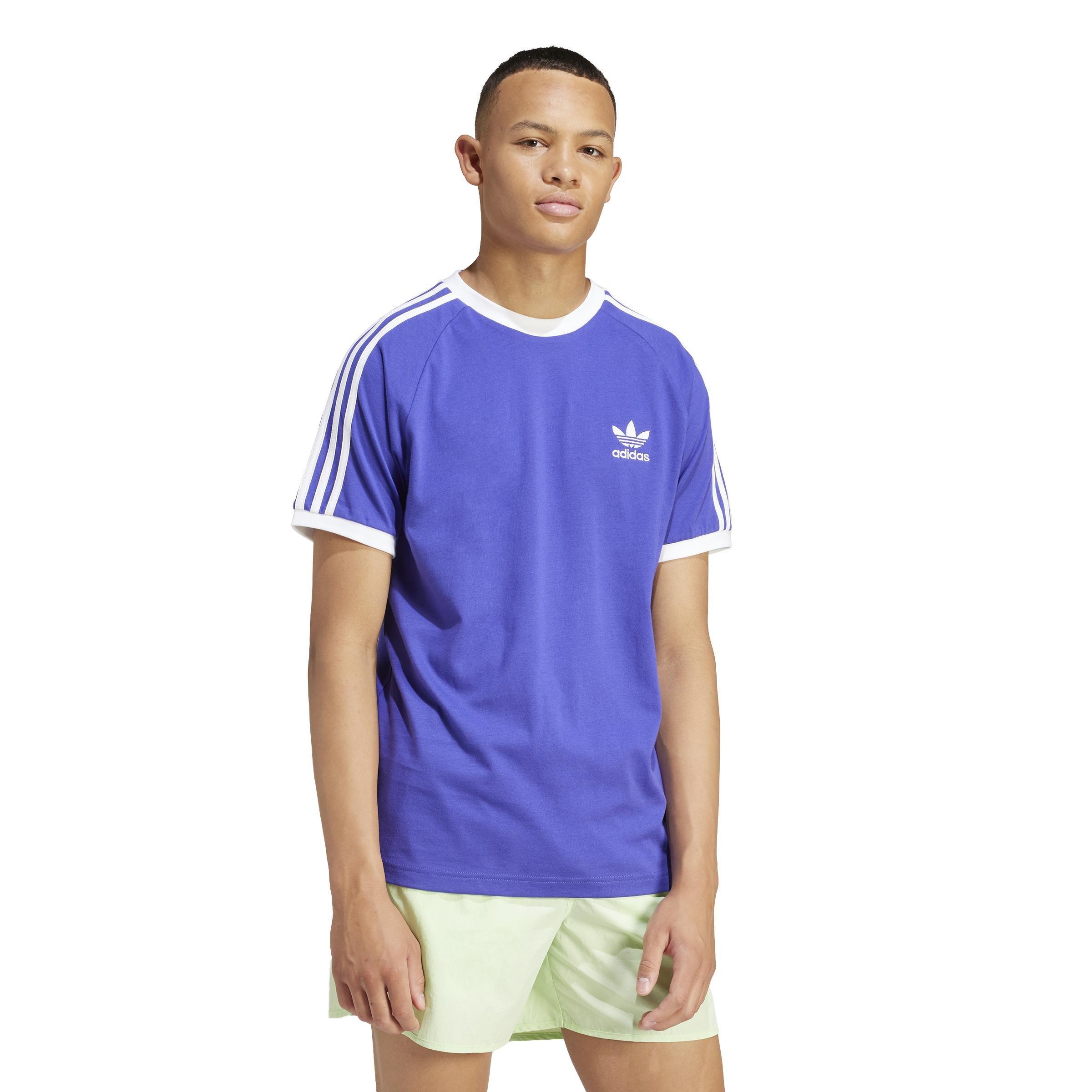 Adicolor Classics 3-Stripes T-Shirt, Purple, A901_ONE, large image number 12